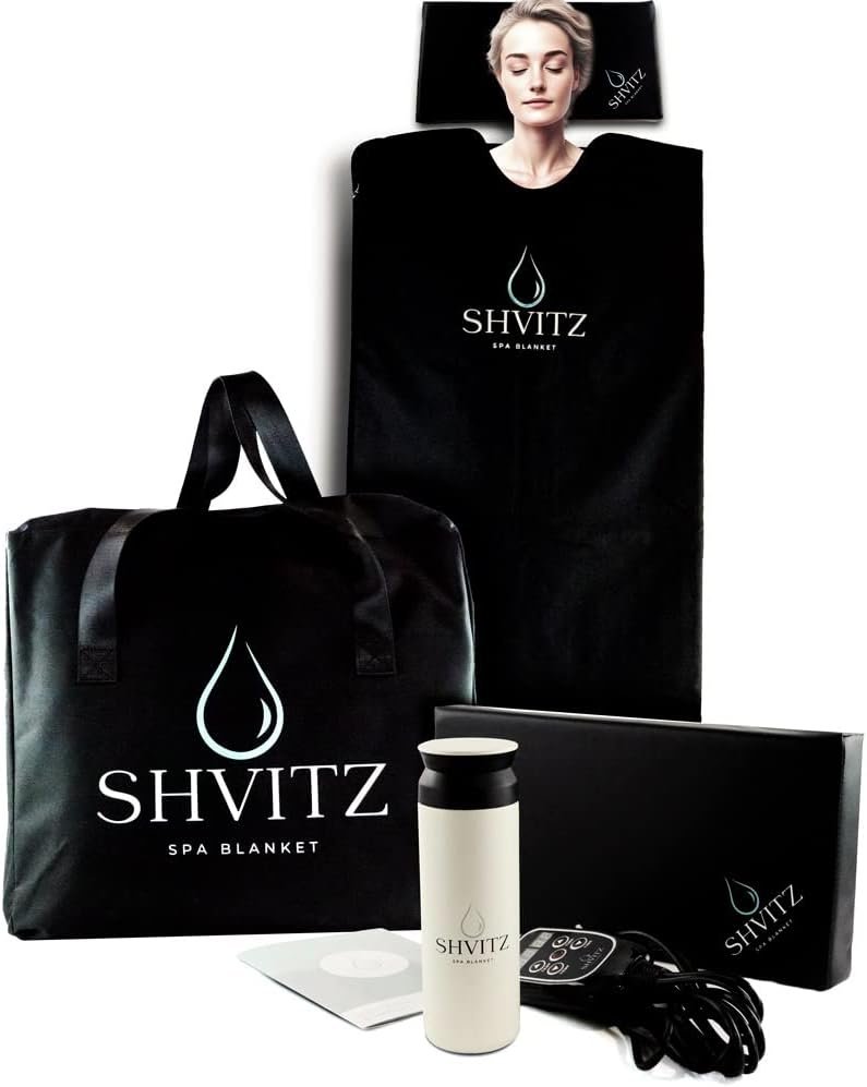 Shvitz Infrared Sauna Blanket – Portable Sauna For At Home Far Infrared Therapy to Detox and Relax Your Body and Mind – Used by the Elite and Athletes for Next Level Relaxation and Exercise Recovery