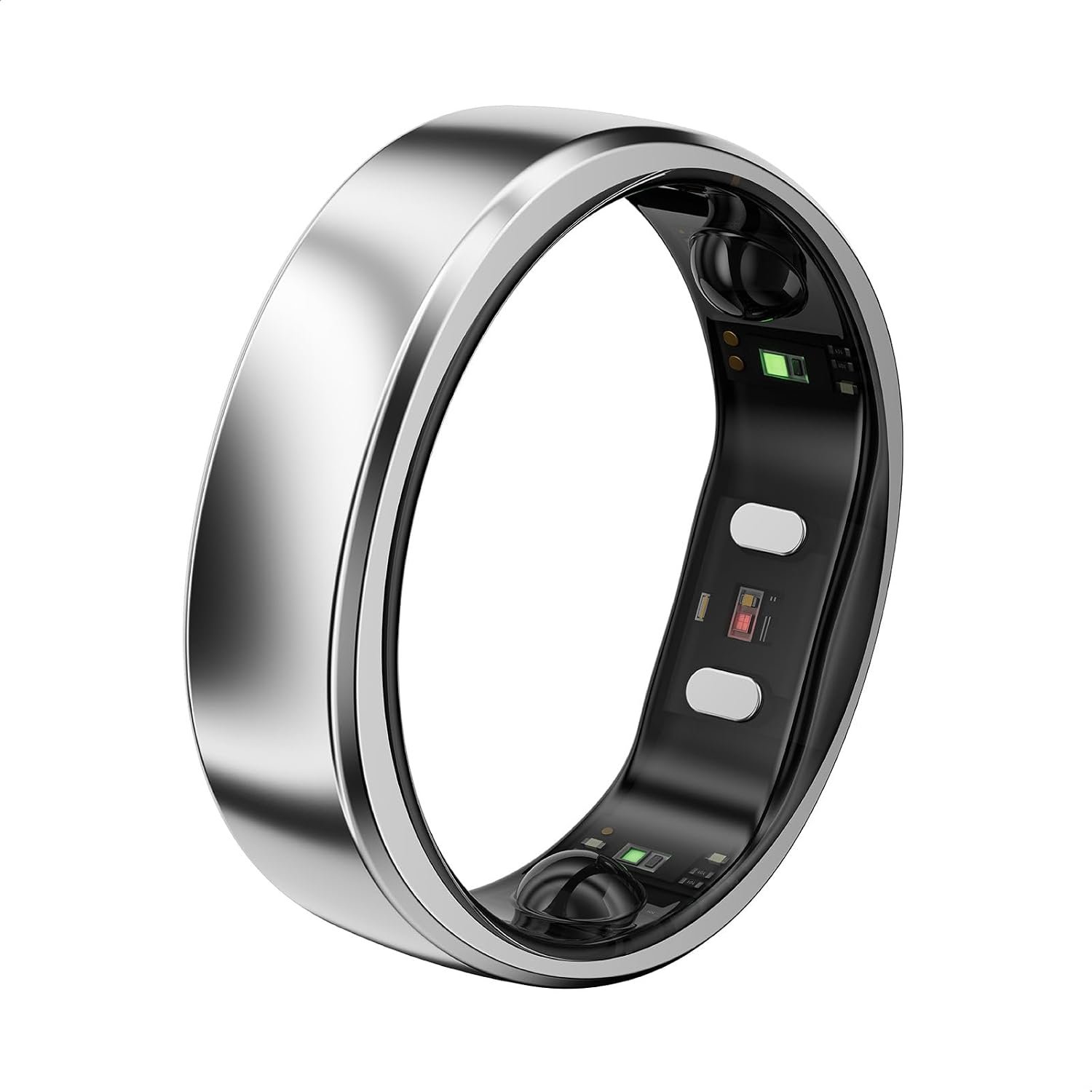 RingConn Gen 2 Air Ultra-Thin Smart Ring(Size 11, Galaxy Sliver) | 10-Day Battery Life, Fitness/Sleep/Stress/HR Tracker for Women&Men, No App Fee for Standard Features,iOS & Android Compatible