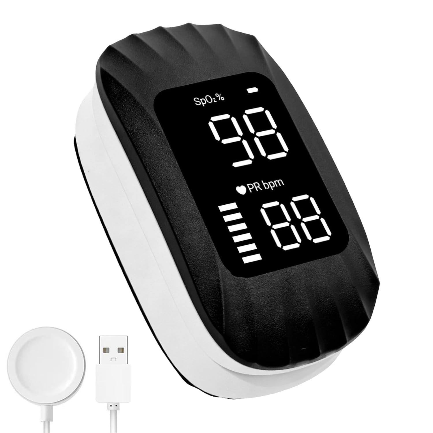 First-of-its-kind Design for Ocean Shell Texture magnetic charging Pulse Oximeter Rechargeable, Fingertip Pulse Oximeter Pulse Rate Monitor for Home Sports Travel Aviation Use