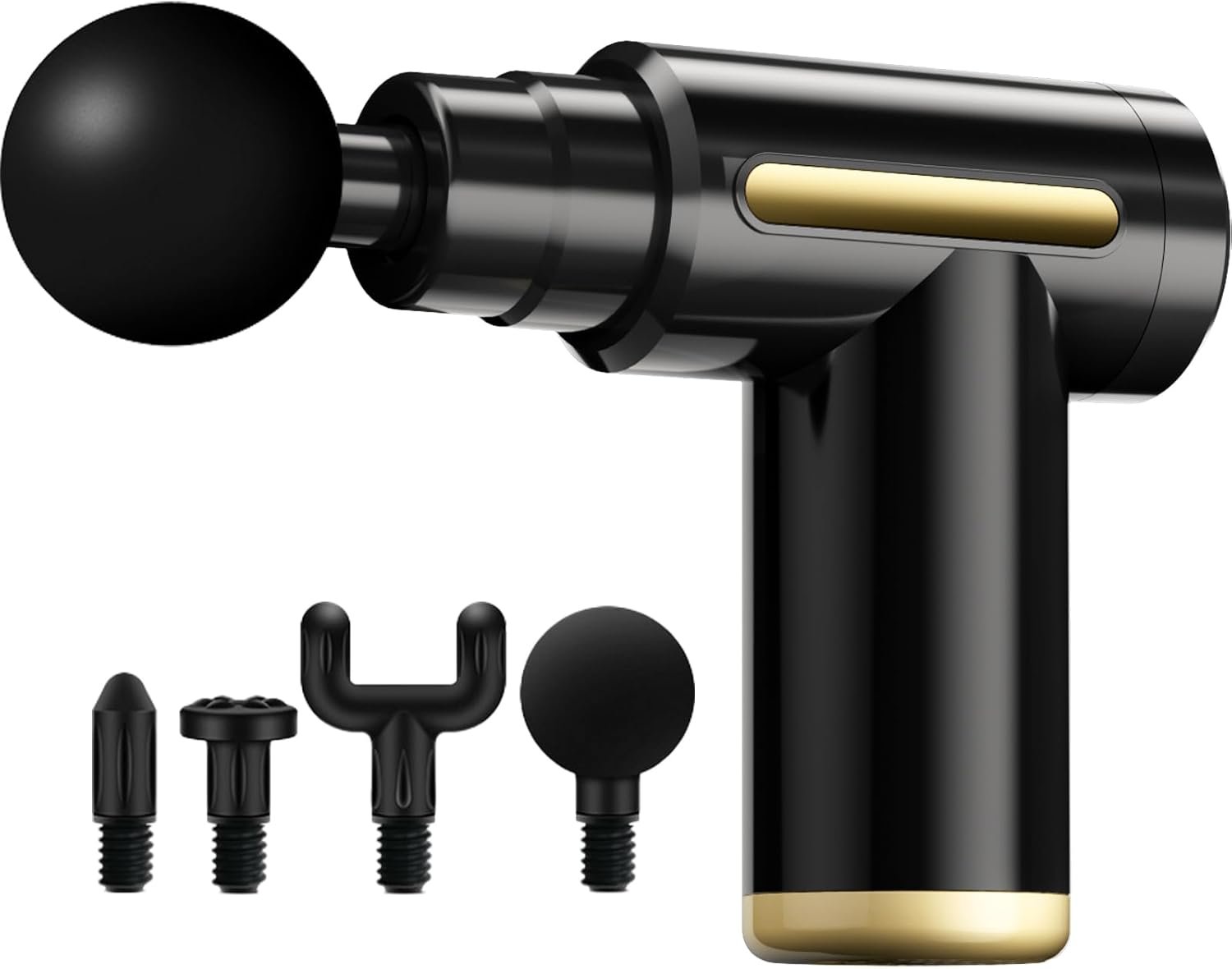 Massage Gun, Electric Massager, Suitable for Whole Body to Relieve Fatigue, Replaceable Massage Head Impact Massager, The Best Choice for Gift Giving (Black-720)