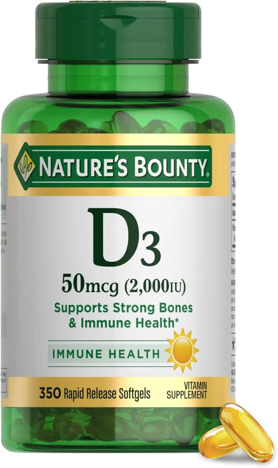 Nature’s Bounty Vitamin D3 2000 IU