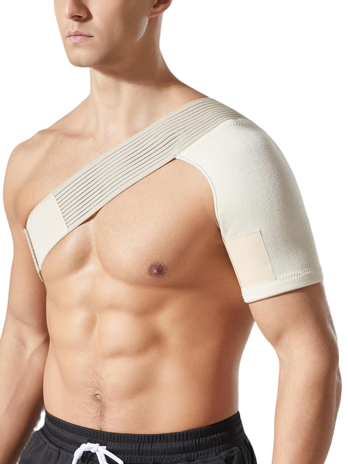 Shoulder Brace for Men & Women – Shoulder Compression Sleeve for Rotator Cuff Injuries, Frozen Shoulder & Tendonitis – Breathable Shoulder Support for Sports & Recovery – Fits Left or Right Arm (M/L)
