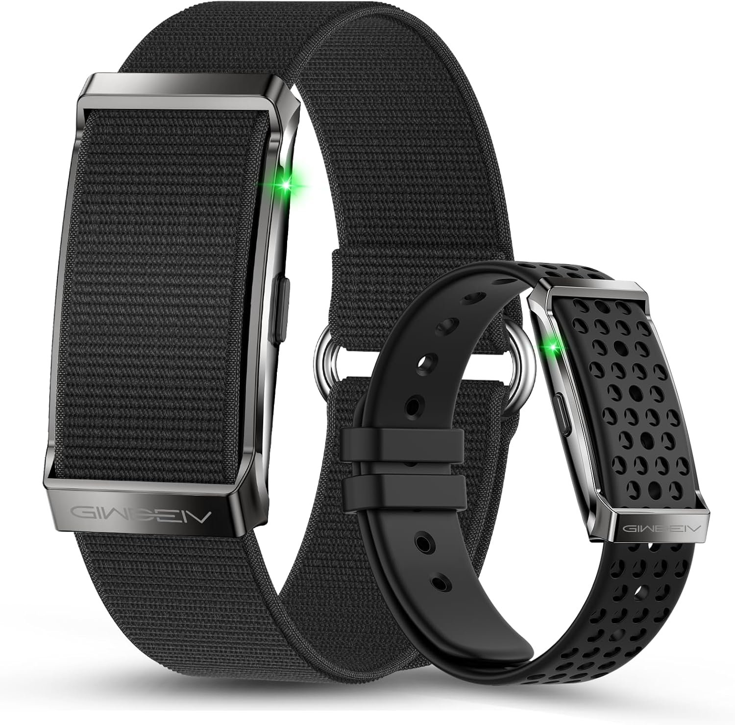 Fitness Smart Bracelet for Men Women, 24/7 Activity Health Tracker | Heart Rate, SpO2, Stress, Step & Calorie Tracker, 30 Days Battery, 170+ Sports Modes, IP68 Waterproof, Free APP, 2 Bands