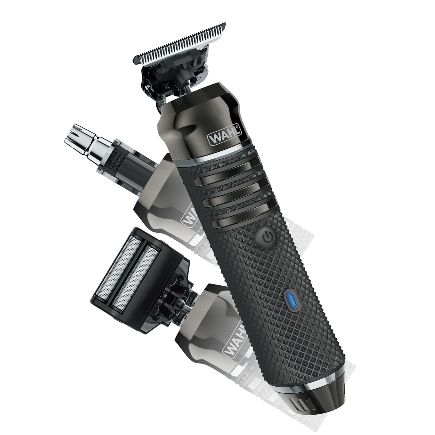 Wahl Pro Series High Visibility Cordless USB Skeleton Style Beard Trimmer | Close Cutting Shaver & Beard Trimmer For Men, Near Zero Gap Precision, Lithium-Ion Rechargeable, Made In Usa – Model 3026018