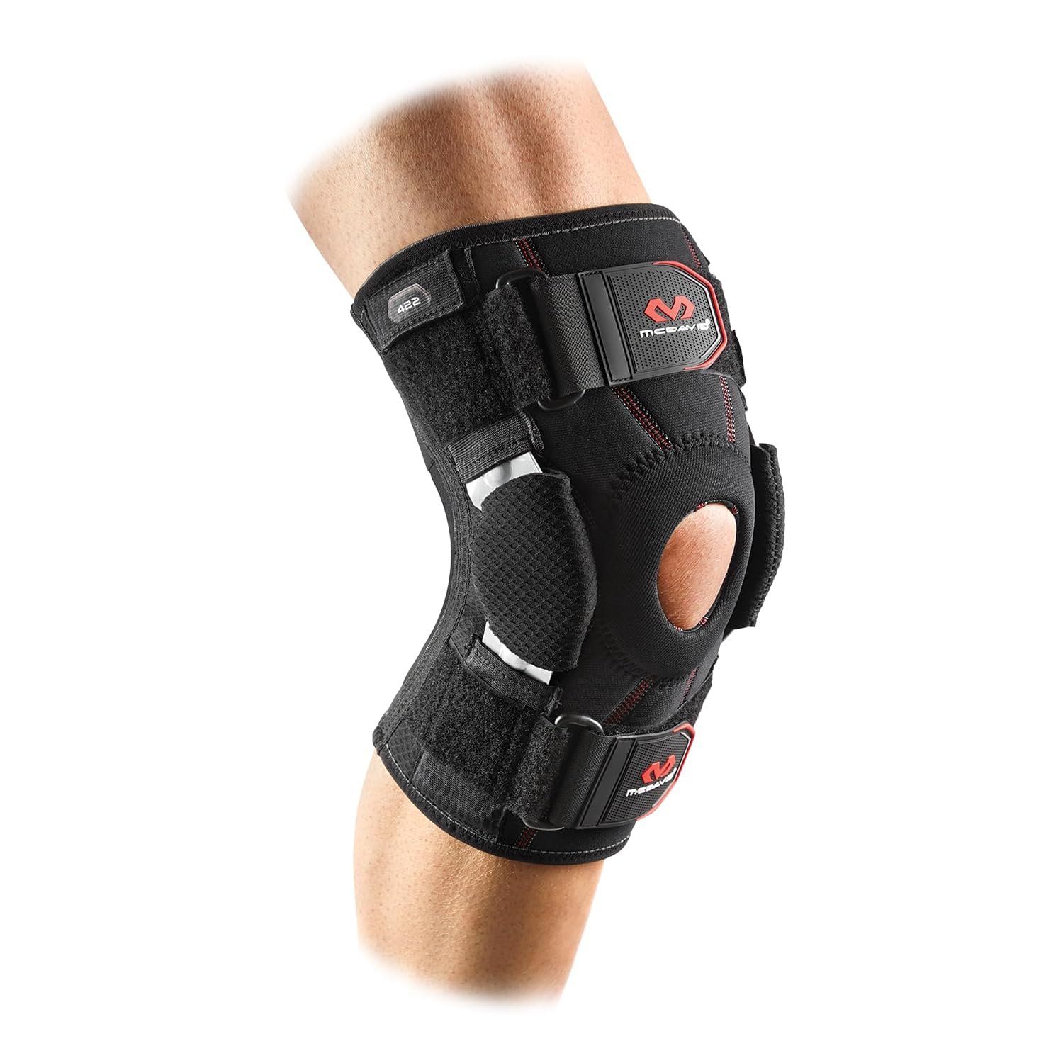 McDavid Hinged Knee Brace for Men & Women, Maximum Knee Support & Compression for Stability & Recovery, Ligament, Hyperextension Support – X-LARGE