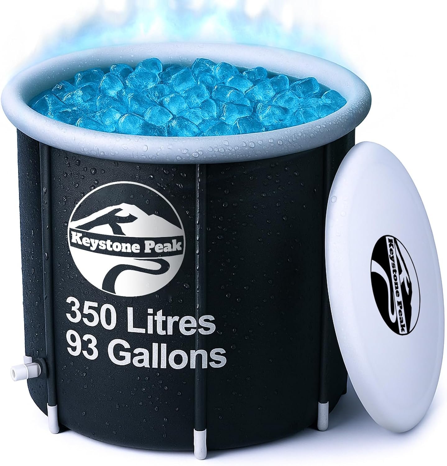 Cold Plunge Tub – Portable Ice Bath Tub for Athletes & Adults – Inflatable Bathtub for Cold Water Therapy, Sports Recovery & Wellness – Outdoor & Indoor Use – 5-Year Assurance