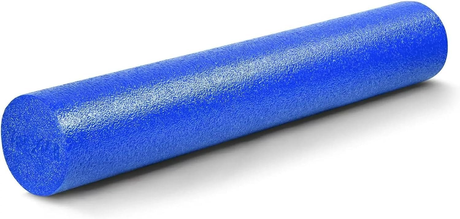 Yes4All Medium Firm Round PE Foam Roller for Pilates, Yoga, Stretching, Balance & Core Exercises – 4 Sizes 12/18/24/36-inch