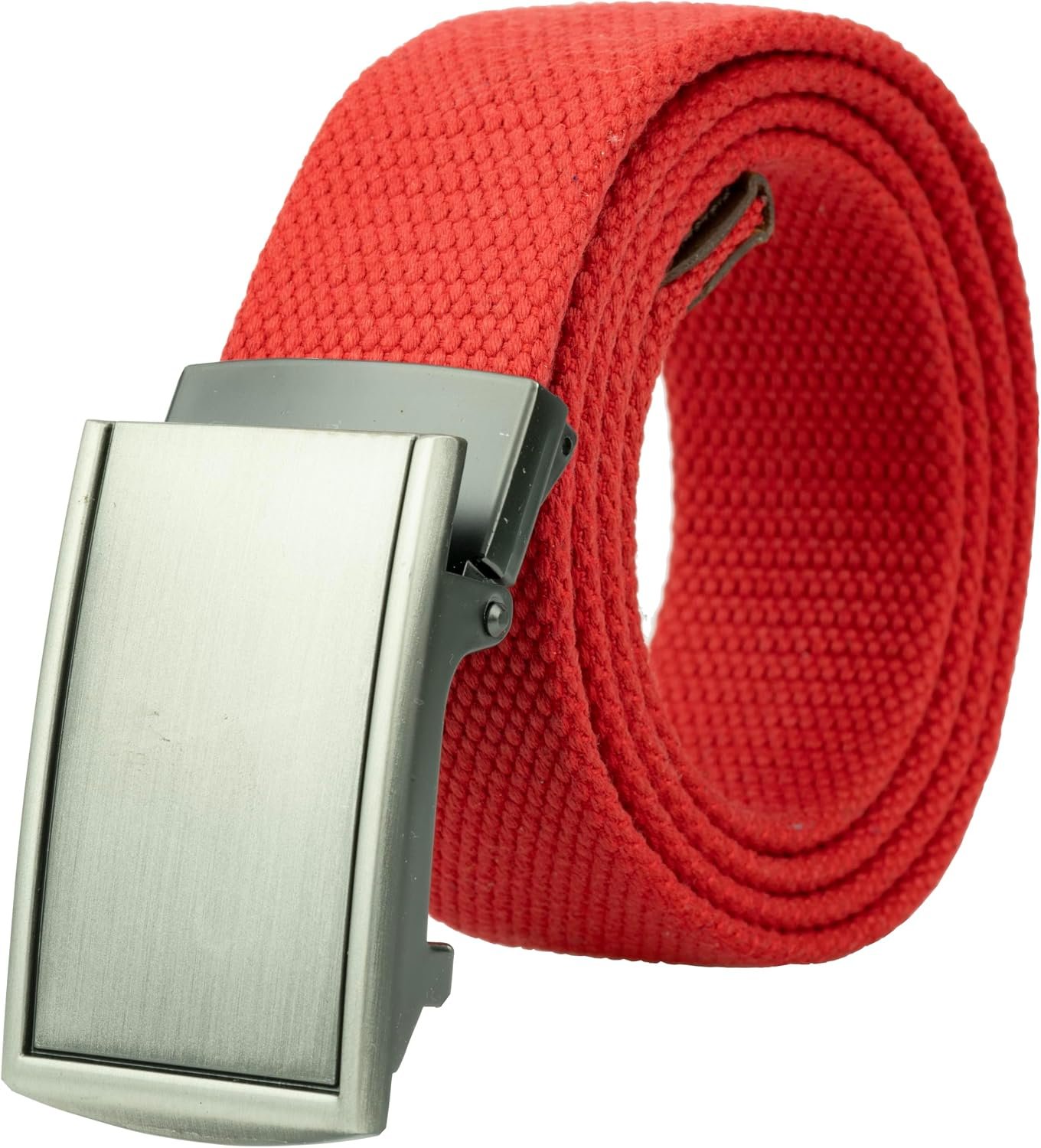 Gelante Canvas Belt, Heavy Duty Cotton Webbing Strap for Work and Casual 2037A