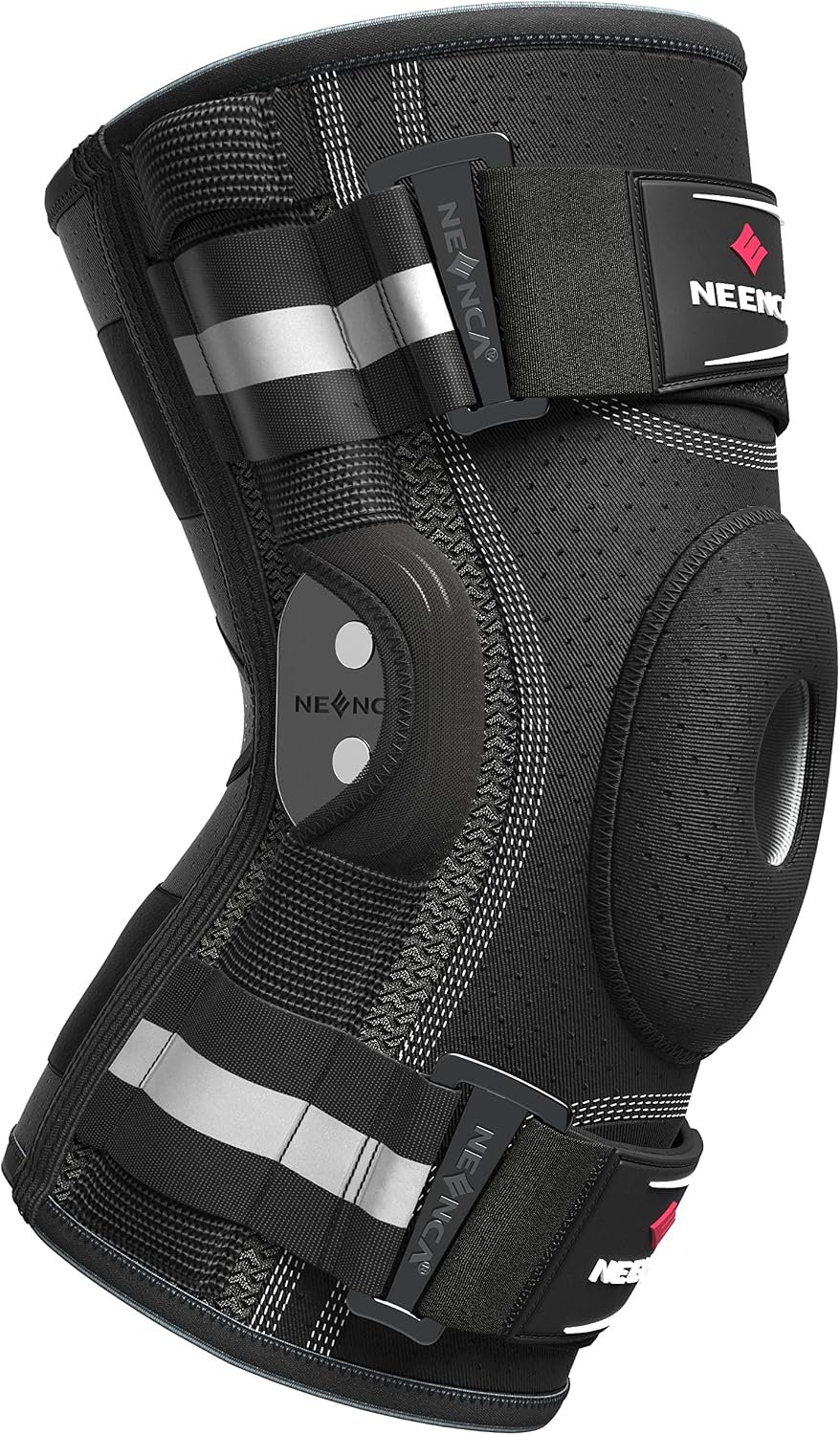 NEENCA Professional Knee Brace, Hinged Knee Support for Women & Men Relief | Removable Dual Side Stabilizers, Medical for Knee Pain Relief, Joint Stability, Meniscus Tear, ACL, PCL, MCL, Sports, Workout