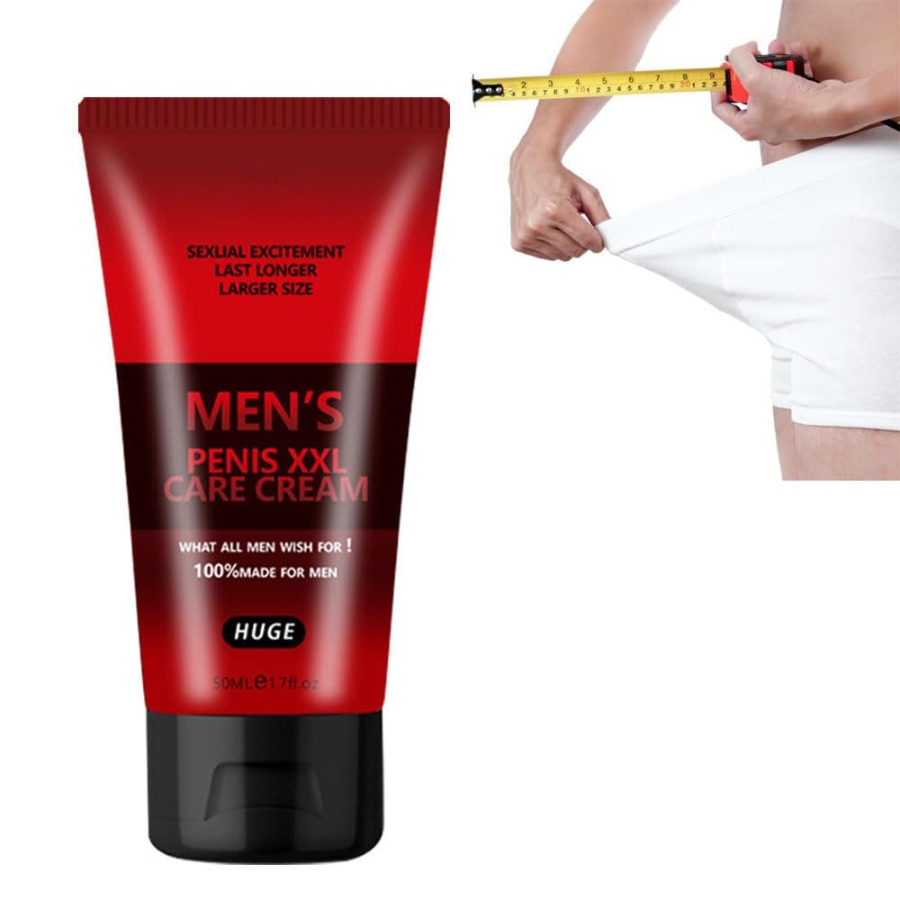 Male Enhancement Extra Strength Massage Grow Cream Men’s Private Parts Power Re-Vitalize Massage Enlargement Gel with Natural Oil for Huge Thickness, Strength and Prolonged Performance – 1.7 Oz