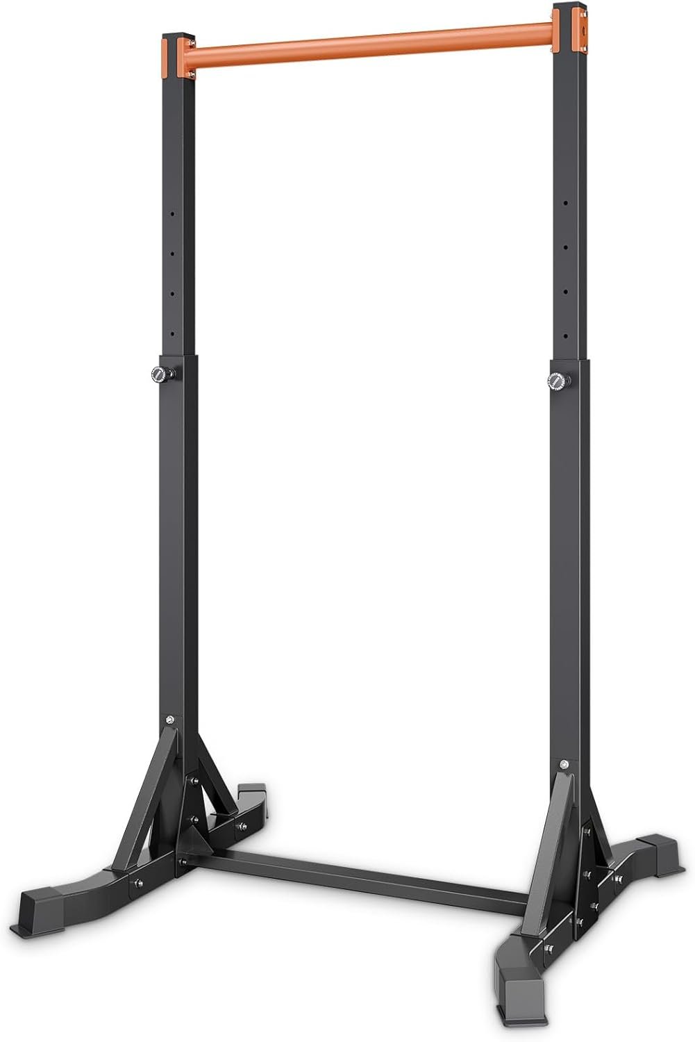 VEVOR Pull Up Bar, 330LBS Capacity Portable Pullup Bar Station, Pullup Bars Free Standing with H-Frame Structure & Heavy-Duty Steel Tube, 8 Level Height Adjustment Gravity Fitness for Arms Back Chest