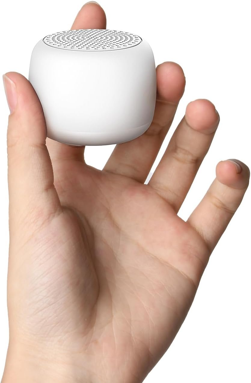 Babelio Pocket Mini Portable White Noise Machine for Travel, 15 Sounds | USB-C Rechargeable, Auto-Off Timer, Lightweight Design, Last-Setting Memory, Easy To Pack And Carry, White