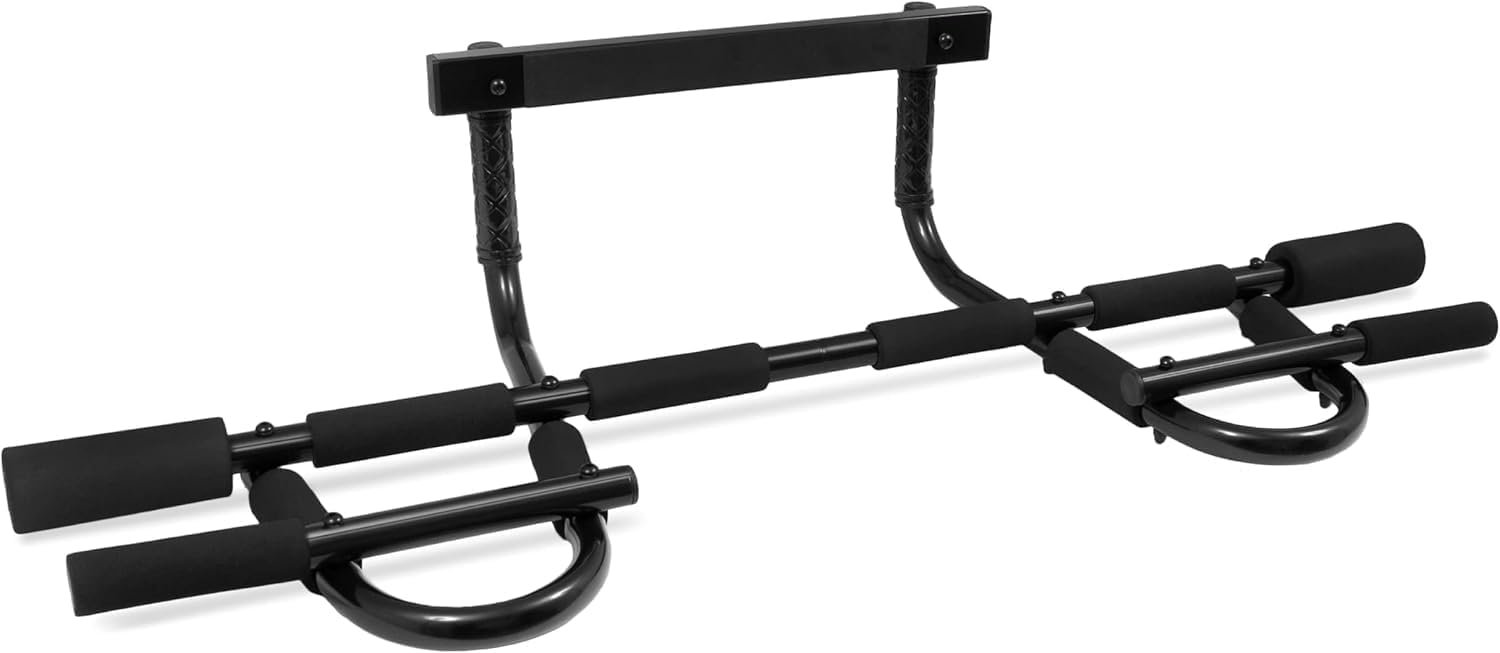 Upgrade Pull Up Bar for Doorway – Max Capacity 330 lbs, Portable Upper Body Workout Bar for Strength Training