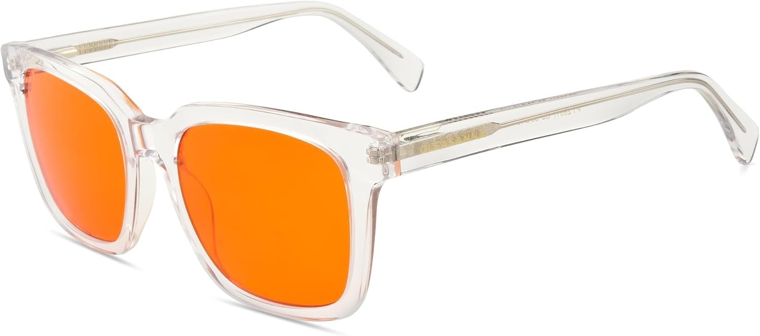 99.9% Blue Light Blocking Glasses, AR Coating, Computer Screens Gaming for Men Women, Stop Eyestrain, Better Sleep