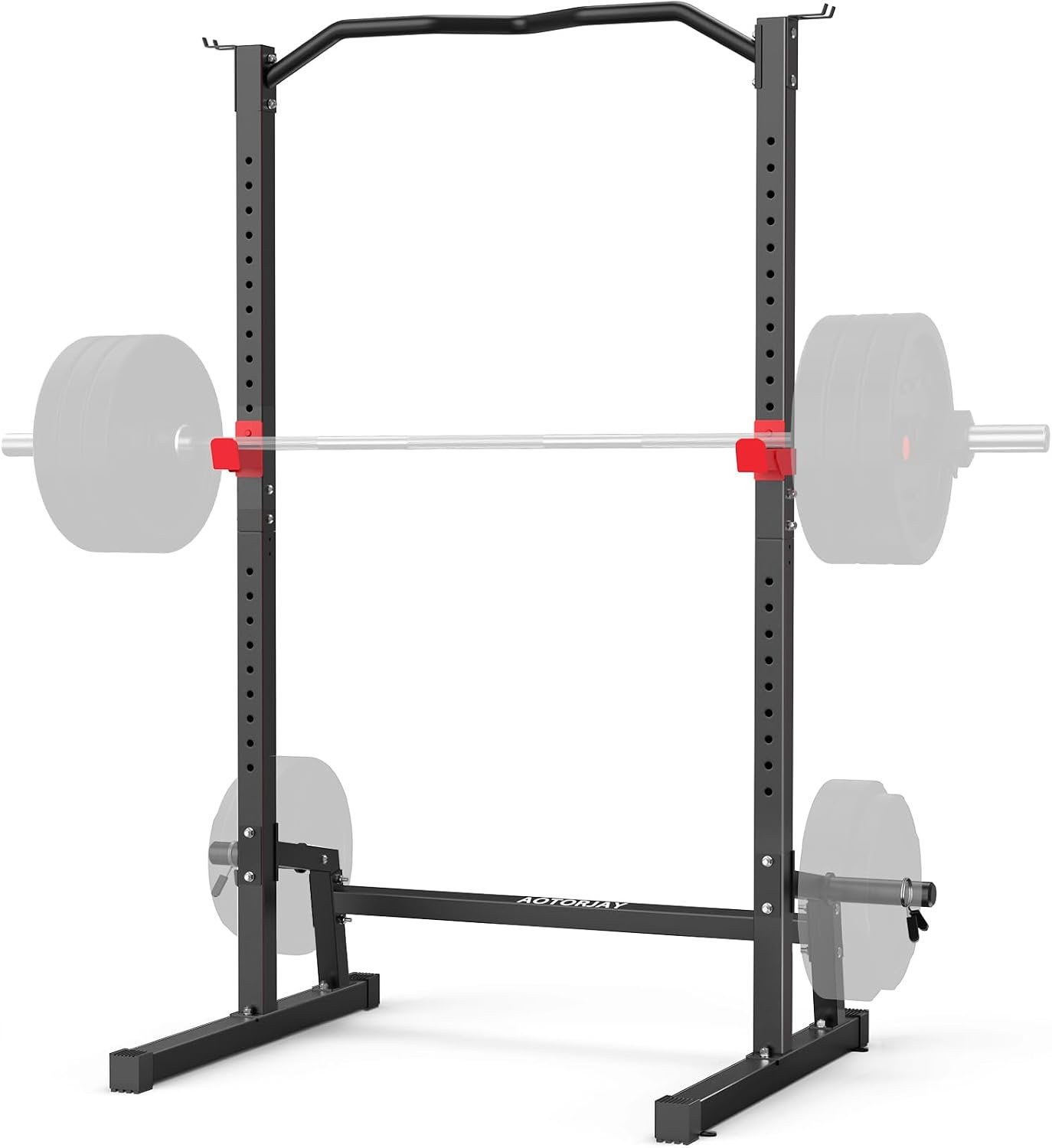 Power Cage Height Adjustable Squat Rack Home Gym Power Tower Multi-Function Pull Up Station Strength Training Squat Stand Barbell Rack