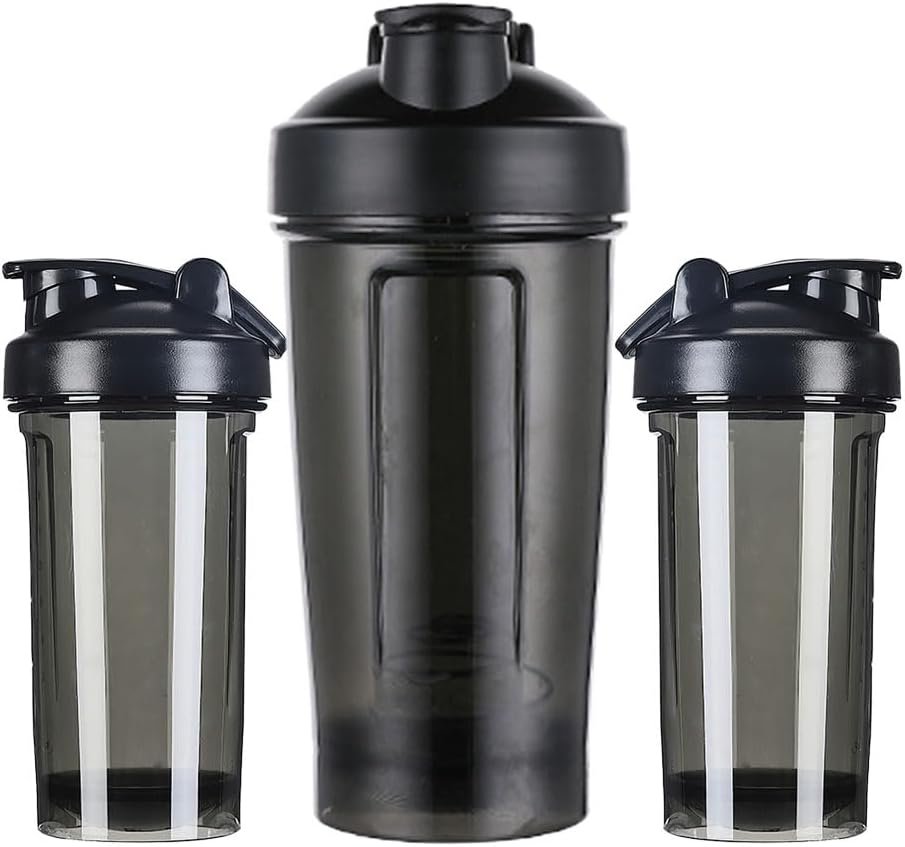 Custom Shaker Bottles 18 oz Personalized Leak Proof Sports Shaker Cups | Upload Logo/Photo/Name for a Unique Design. Durable & Lightweight, Perfect for Gym, Travel, or Outdoor Sports. PureBlack Only