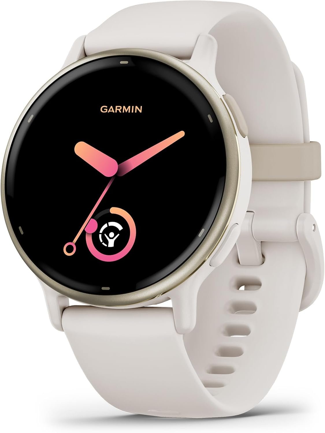Garmin vívoactive® 5, Health & Fitness GPS Smartwatch, 42mm, Ivory | 24/7 Health Monitoring, Built-In Sports Apps, Sleep Coach, Body Battery™ Energy Monitoring, Workout Benefit & Recovery Time