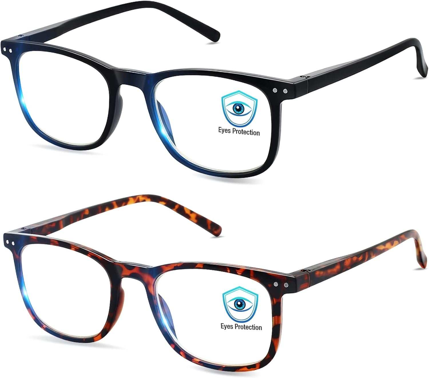 Blue Light Glasses for Men & Women,Gaming glasses Anti-Glare UV400 Protection,Blue Light Blocking to Relieve Eye Strain