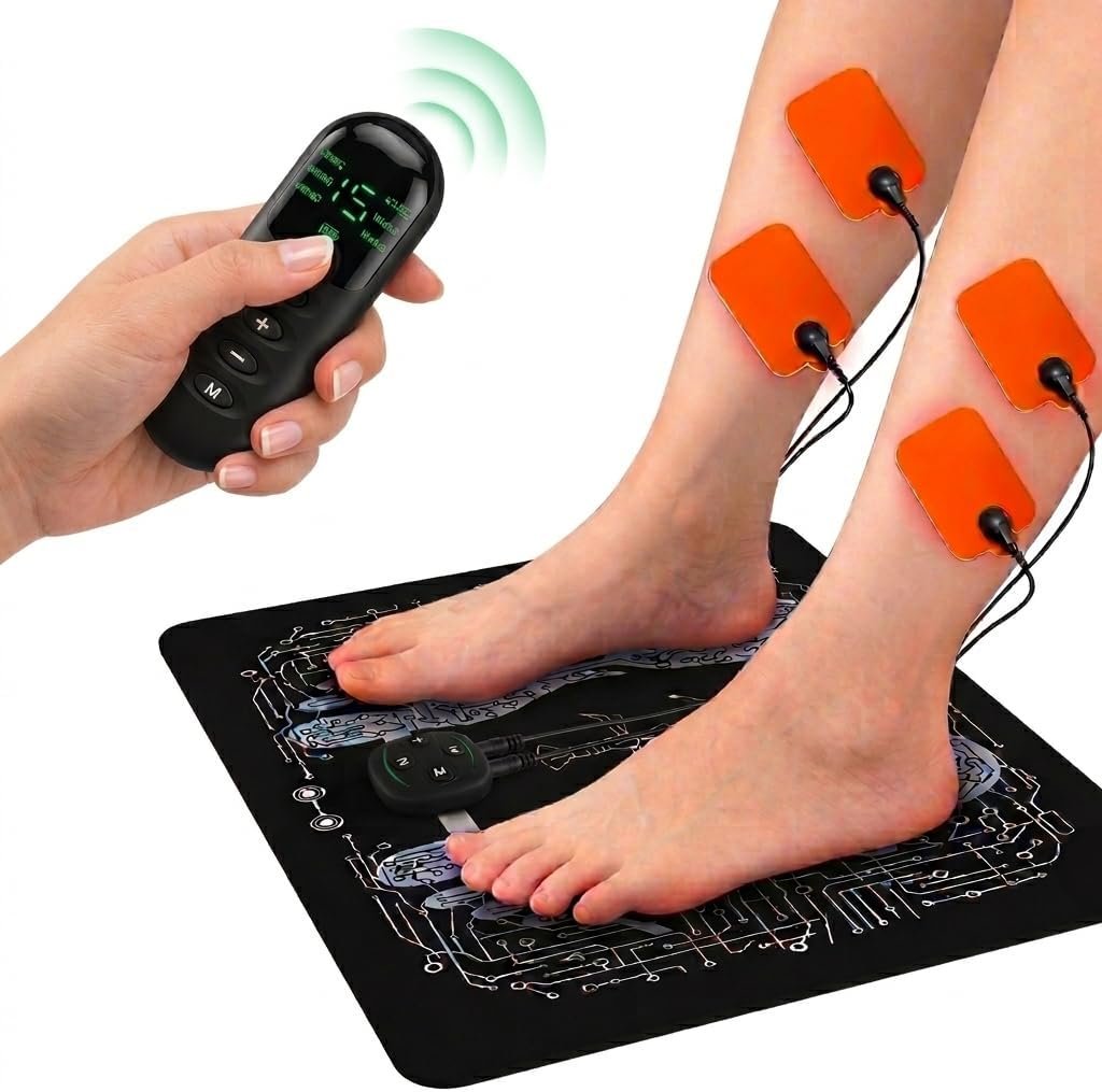 Siseca TENS and EMS, TENS and Muscle Stimulator, Portable Massager for Foot/Body