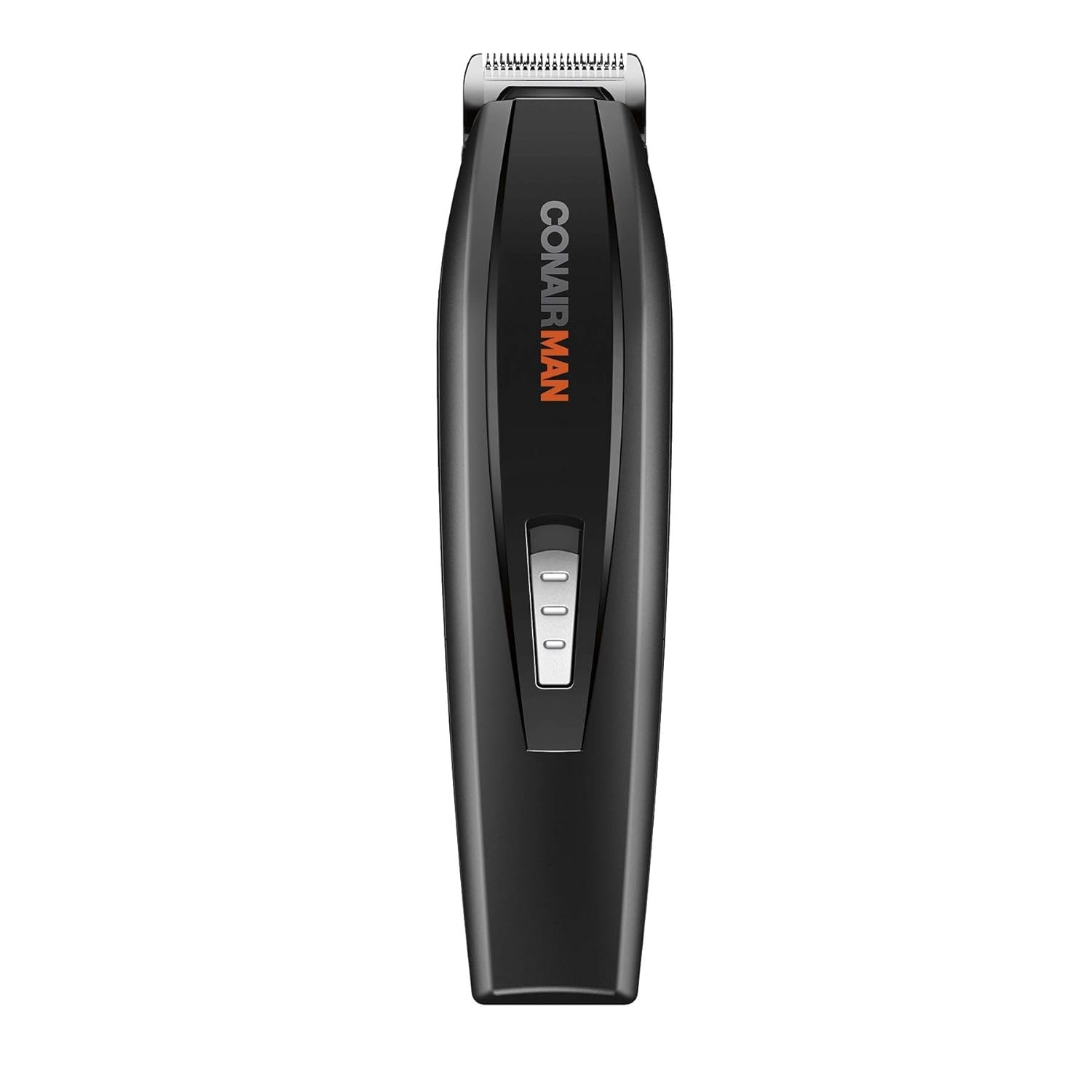 ConairMAN All-in-One Beard Trimmer for Men, Includes Nose and Ear Hair Trimmer, with 5-Position Comb Attachment, 4 piece Men’s Grooming Kit, Battery Operated