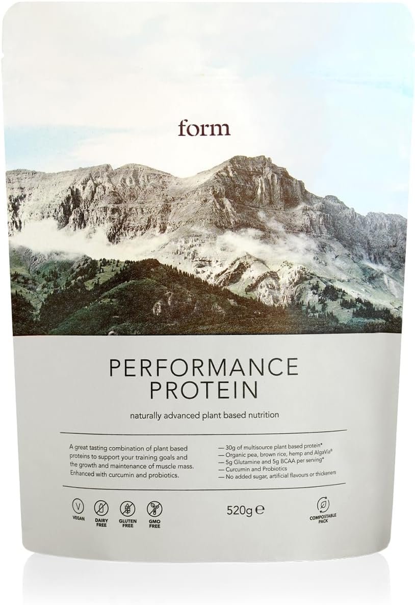 Form Performance Protein – Vegan Protein Powder – 30g of Plant Based Protein Powder per Serving, with BCAAs. Perfect Post Workout. Tastes Great with Just Water!(Chocolate Hazelnut)