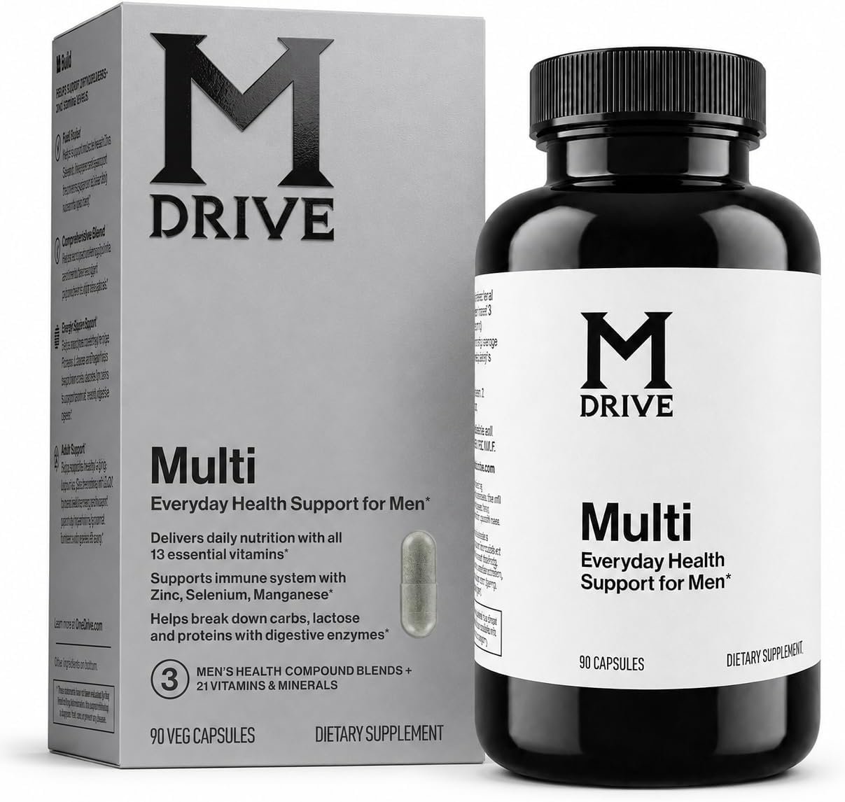M Drive Multi Men’s Daily Multivitamin Immune & Energy Support, 90ct