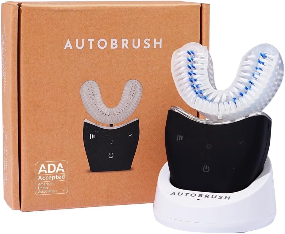 autobrush Electric Toothbrush, U-Shaped, Whole Mouth Clean, ADA Accepted
