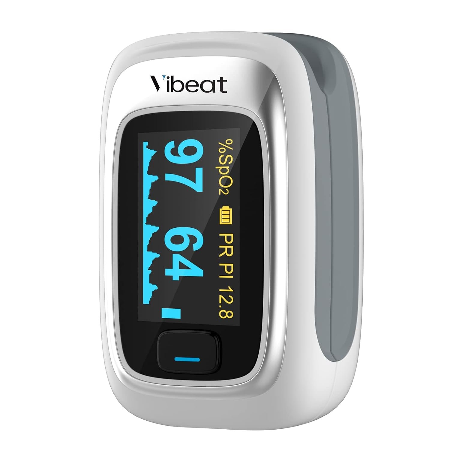 Fingertip Pulse Oximeter, Blood Oxygen Saturation Monitor| O2 Meter, Portable SPO2 & Pulse Rate Monitor, Batteries and Lanyard Included
