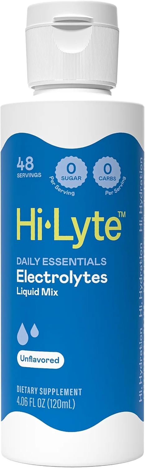 Hi-Lyte Electrolytes for Fasting, Immune Support and Rapid Hydration | 48 Servings | NO Calories NO Sugar | 20%+ More Potassium, Magnesium & Zinc | Zero Sugar, No Stevia, Non-GMO, Vegan, Gluten-Free, No Maltodextrin, Keto-Friendly, Blended in USA