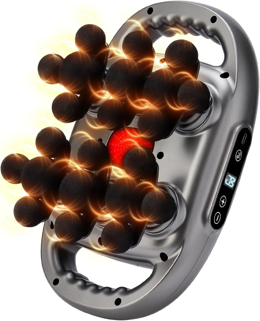 22 Head Massage Gun, Back Massager with 9 Modes & 9 Intensities | Quiet Multi Head Massage Gun for Back Neck Shoulder Legs, Ideal Gift for Men Women