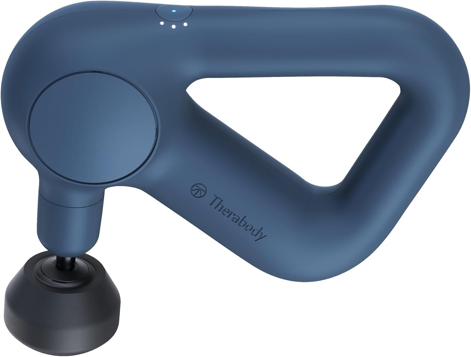 TheraGun Therabody Relief Massage Gun | for Daily Comfort | 3-Speed | Navy | Quiet Handheld Percussion Muscle Massager for Back, Leg & Shoulder Pain Relief. Lightweight, Easy to Use, Ergonomic Grip