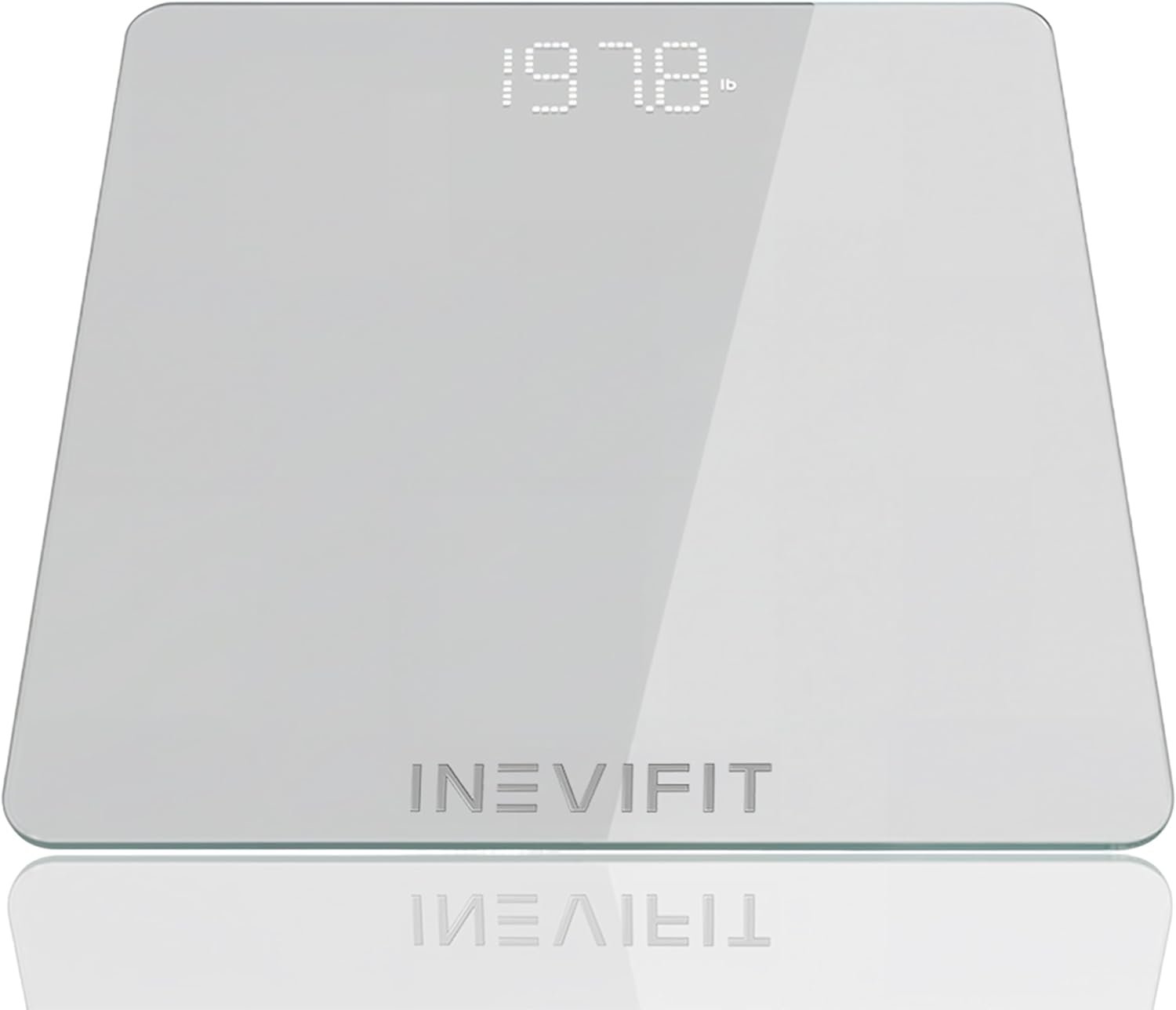 INEVIFIT Premium Bathroom Scale, Highly Accurate Digital Bathroom Body Scale, Measures Weight up to 400 lbs. Includes Batteries
