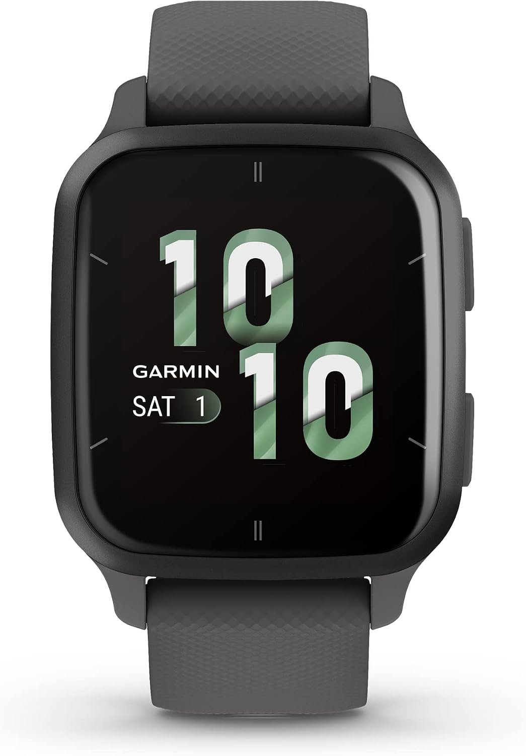 Garmin Venu® Sq 2 GPS Smartwatch, Slate/Shadow Gray | AMOLED display, long battery life, All-Day health monitoring, activity & heart rate tracker