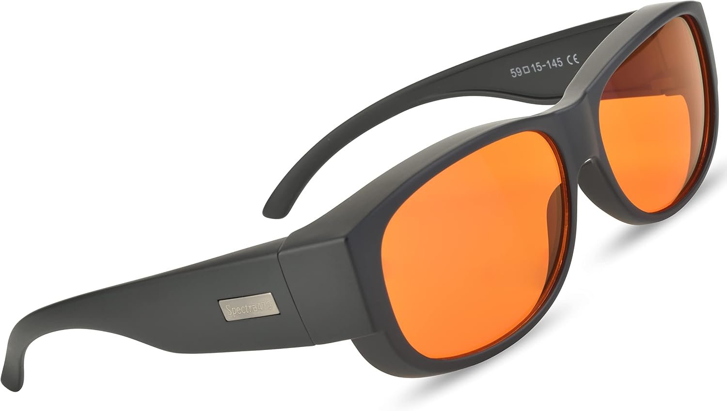 Fit-Over Amber Blue Light Blocking Sleep Glasses For Prescription Glasses | Fit Over 99.9% Blue Light Blocking, For Sleep, Nighttime Eyewear, Fit’s Overtop Of Prescription & Reading Glasses