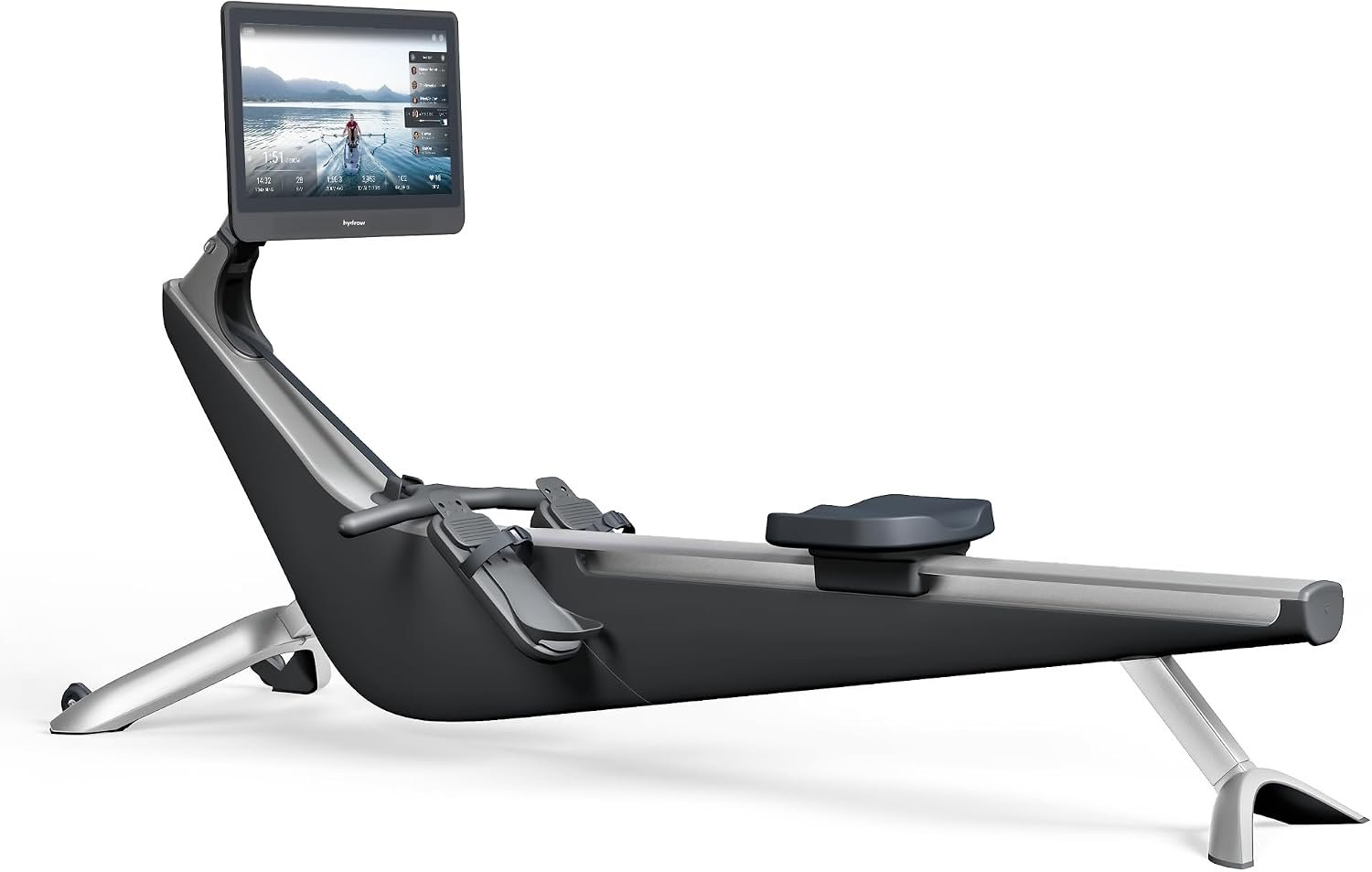 Hydrow Origin Rowing Machine for Home, Magnetic Drag Home Rower Machine | 22” Rotating HD Touchscreen, Live & On-Demand Workouts, Immersive Guided Training, Home Gym Full Body Cardio, 375lb Capacity