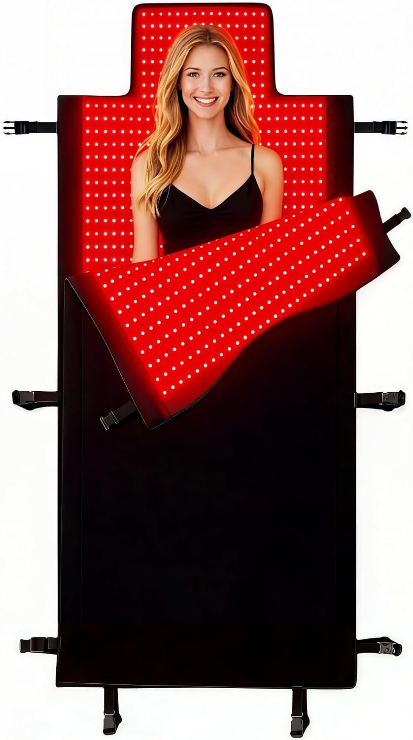 2026 Upgraded All-in-One Red Light Therapy Mat Full Body, FSA & HSA Eligible,75” x 35” Medical-Grade TPU Red Light Blanket with 2600 Dual-Wavelength LEDs (660nm Red & 850nm NIR) for Pain Relief