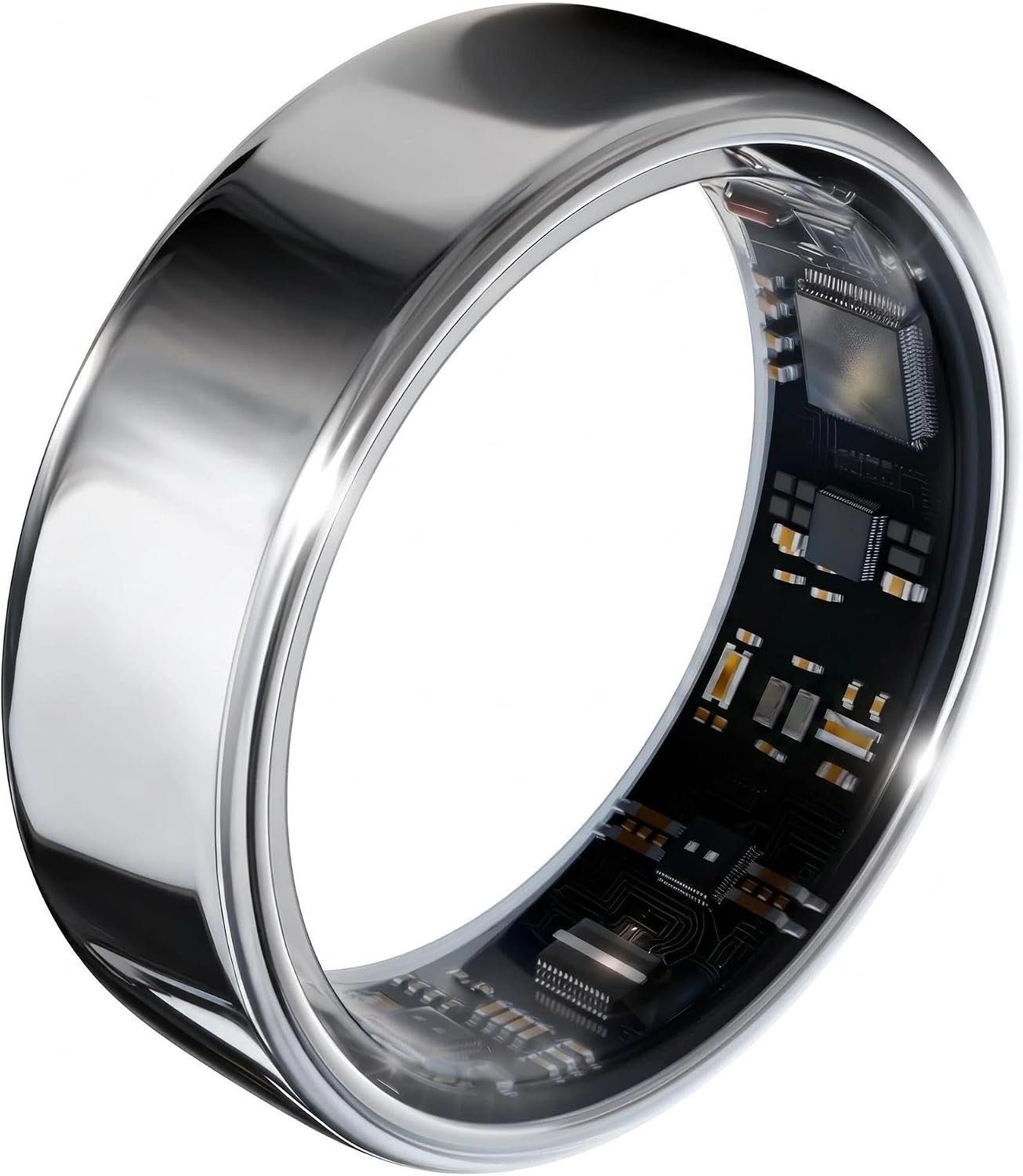Paxam Smart Ring for Men & Women, Sleep & Fitness Tracker, Heart Rate, HRV, Stress Monitor, Up to 7 Days Battery, Waterproof Health Ring, No Subscription, iOS & Android