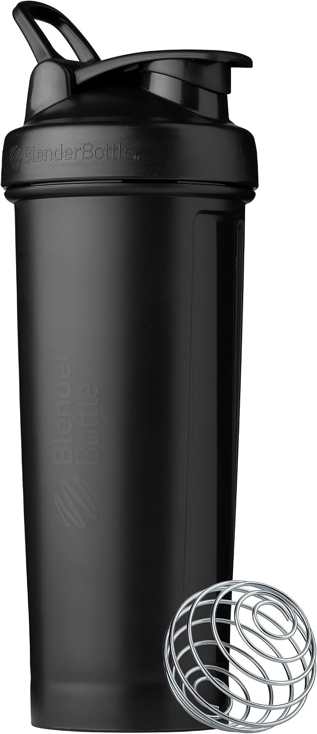 BlenderBottle Classic V2 Plastic Shaker Bottle 32 oz Black