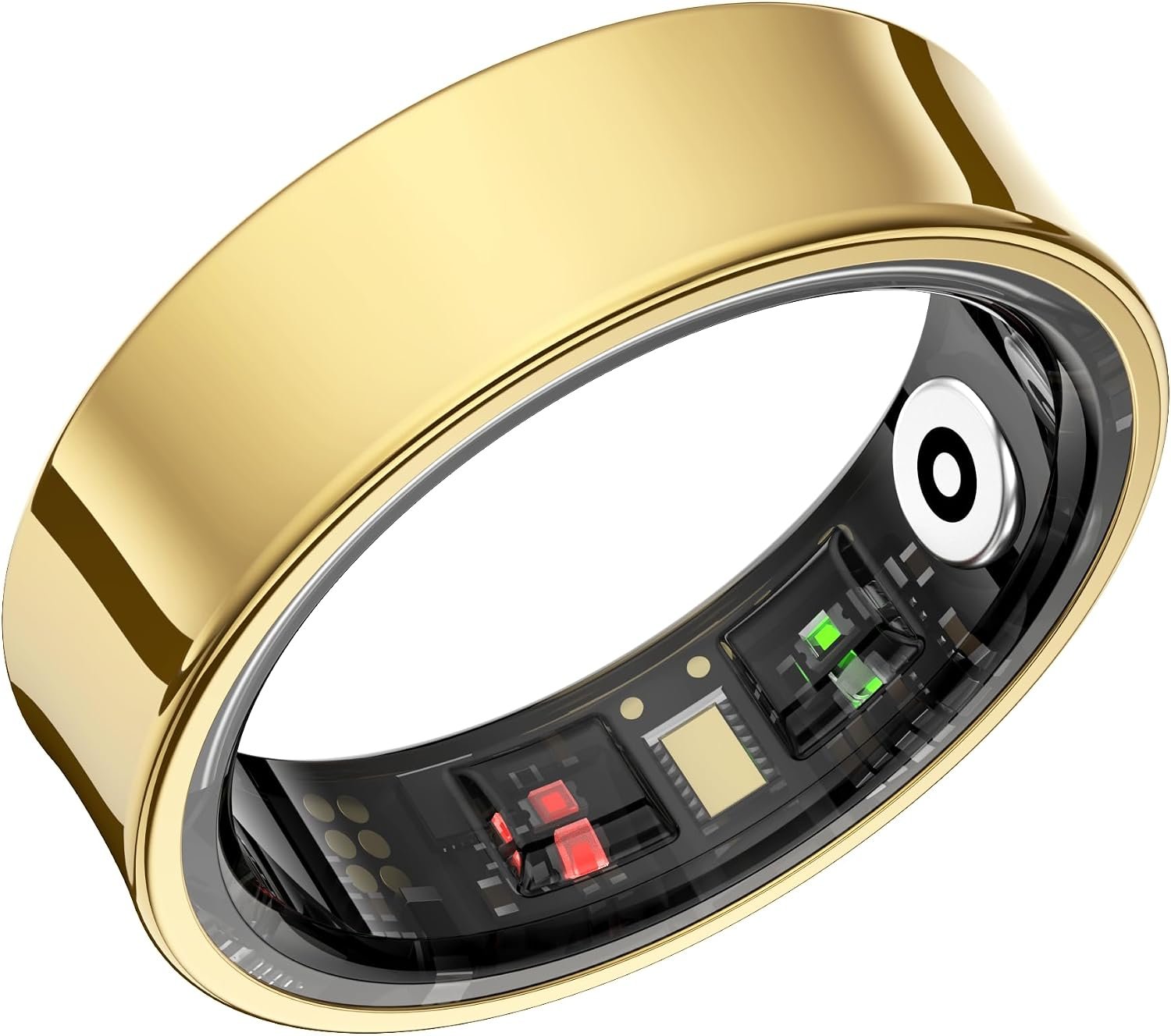 Smart Ring for Women & Men – Sleep Tracker with SPO₂/HRV Monitoring, 5ATM Waterproof, No Subscription Fee, 7-Day Battery iOS Android (11 Size, Rose Gold)