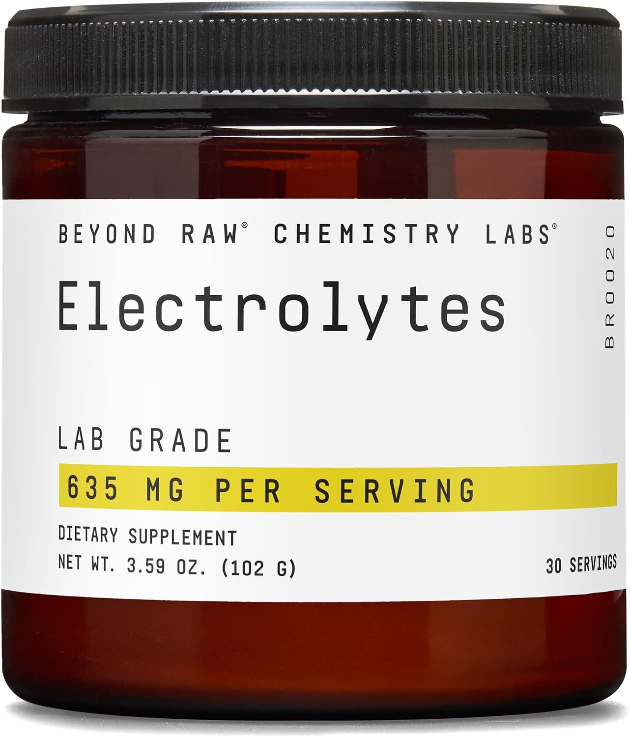 GNC Beyond Raw Chemistry Labs Electrolytes, 3.81 oz, 30 Servings | Replaces Electrolytes Lost via Sweat to Support Hydration, Nerve, Muscle, Heart, Cell Function and Fluid Balance, Sugar-Free
