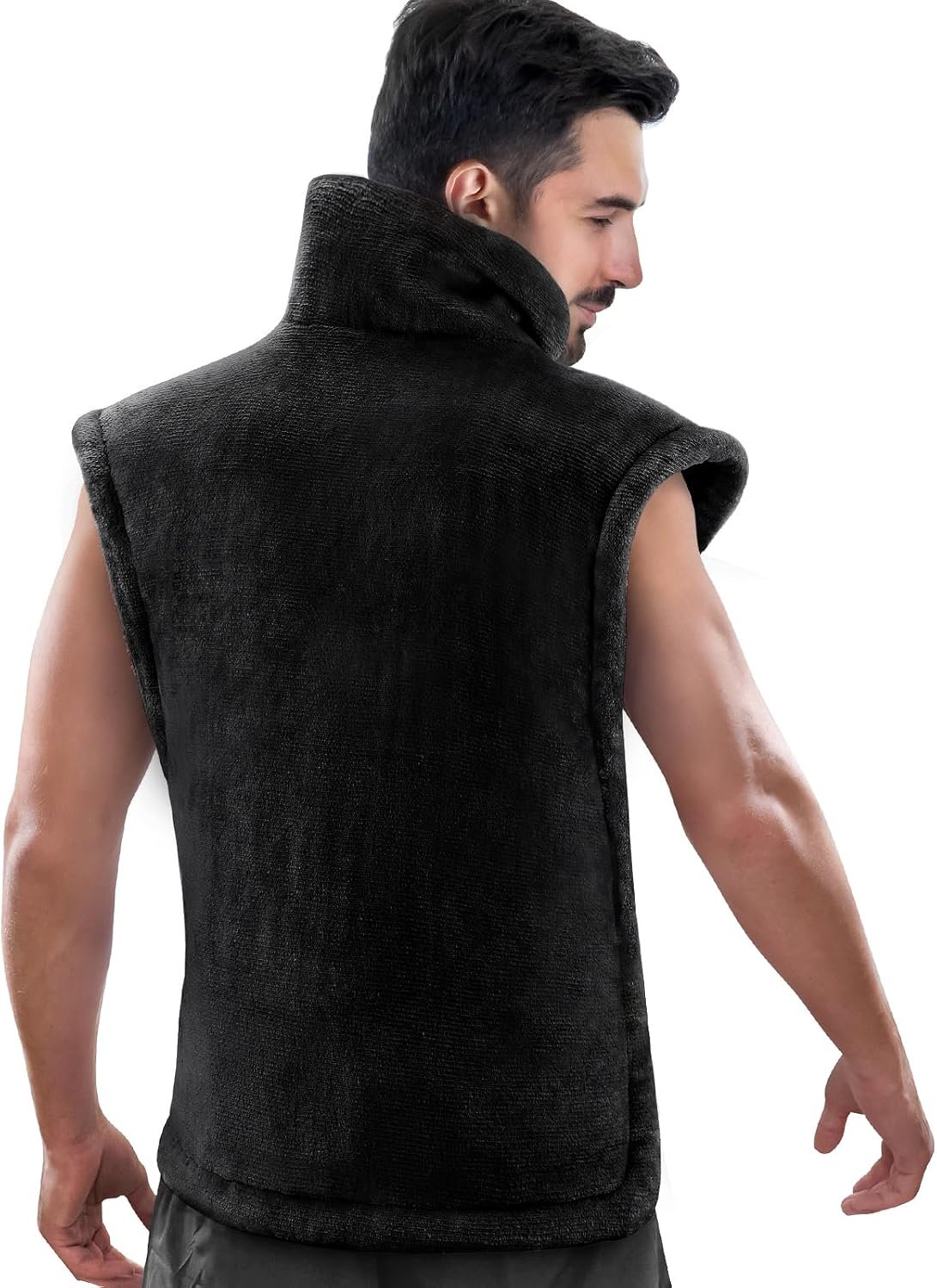 RENPHO King Size Heating Pad for Back, FSA Eligible HSA, 24″x37″, Black | XL Large Weighted Electric Heat Pad for Neck & Shoulder, Birthday Gifts for Men Dad Husband, 6 Heat Levels, ETL Certified