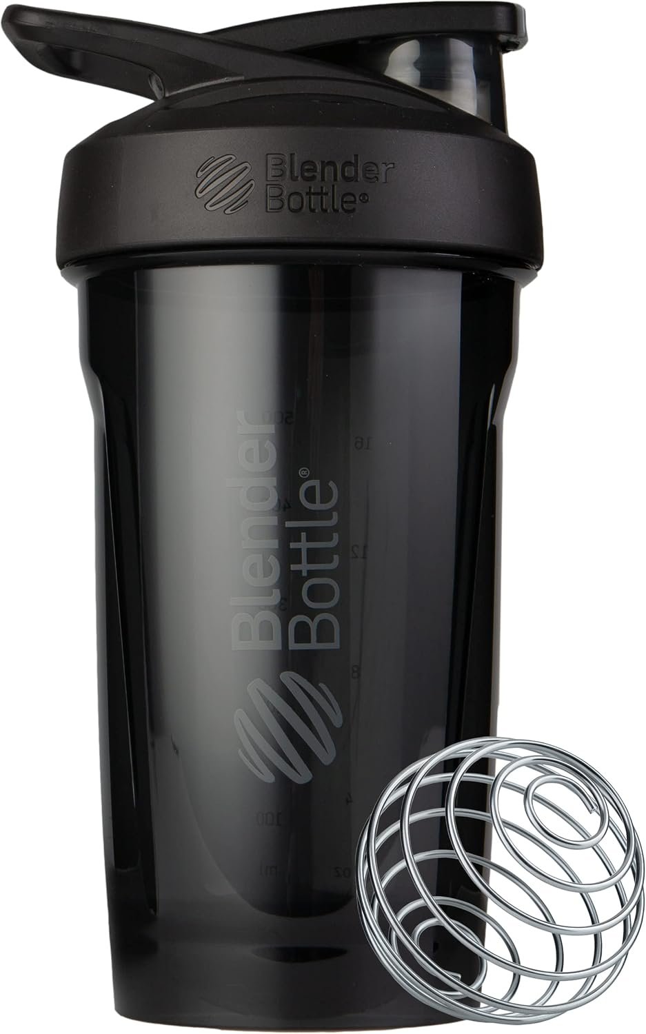 BlenderBottle Sport Flip Tritan Shaker Bottle 24 oz Black