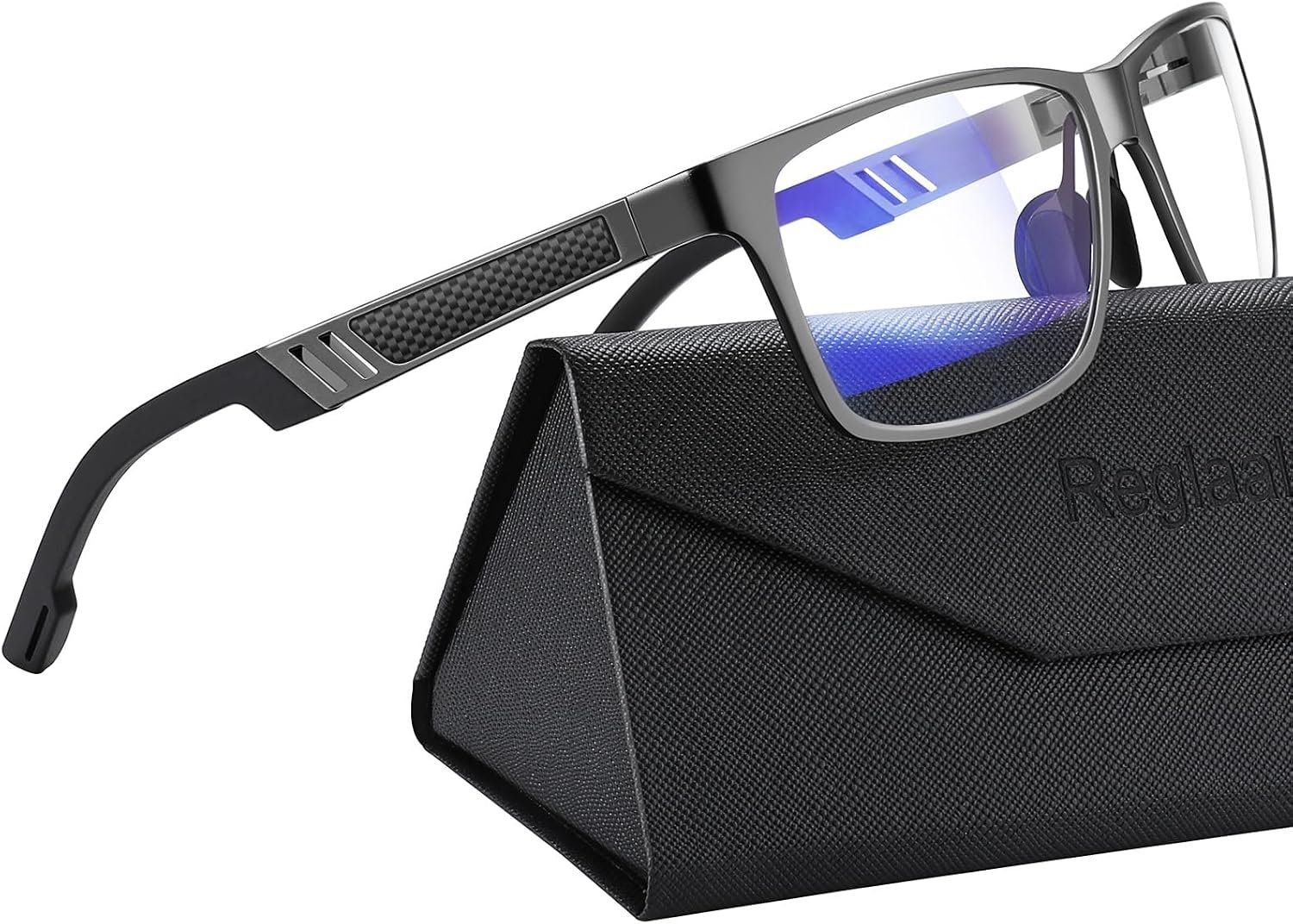Blue Light Blocking Glasses Metal Frame for Men/Woman Gaming Computer Screen Glasses