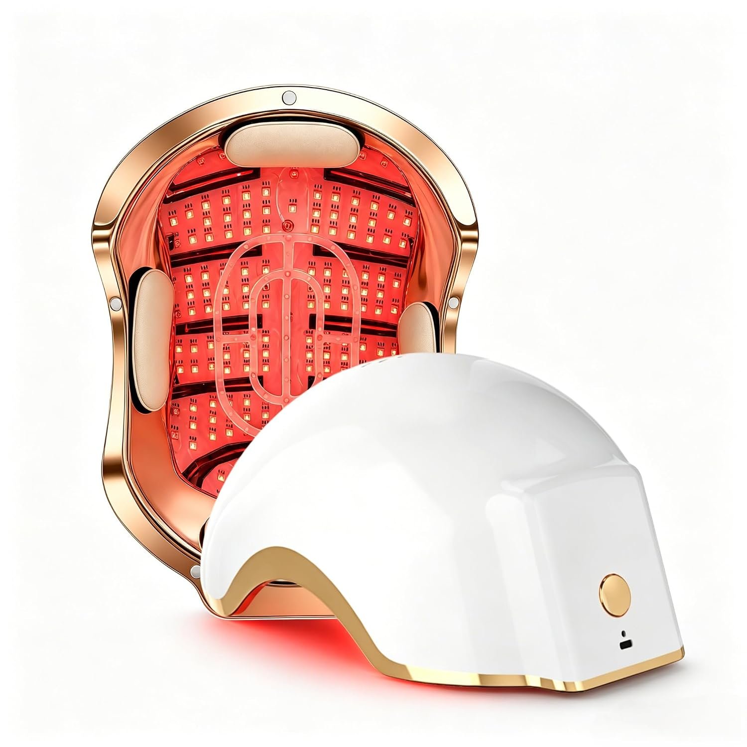 Hair Growth Device, 650-660nm Laser Red Light Therapy for Hair Growth Clinically Tested Low Level Laser Therapy (LLLT) Device FDA Cleared for Androgenetic Alopecia, Rechargeable Battery