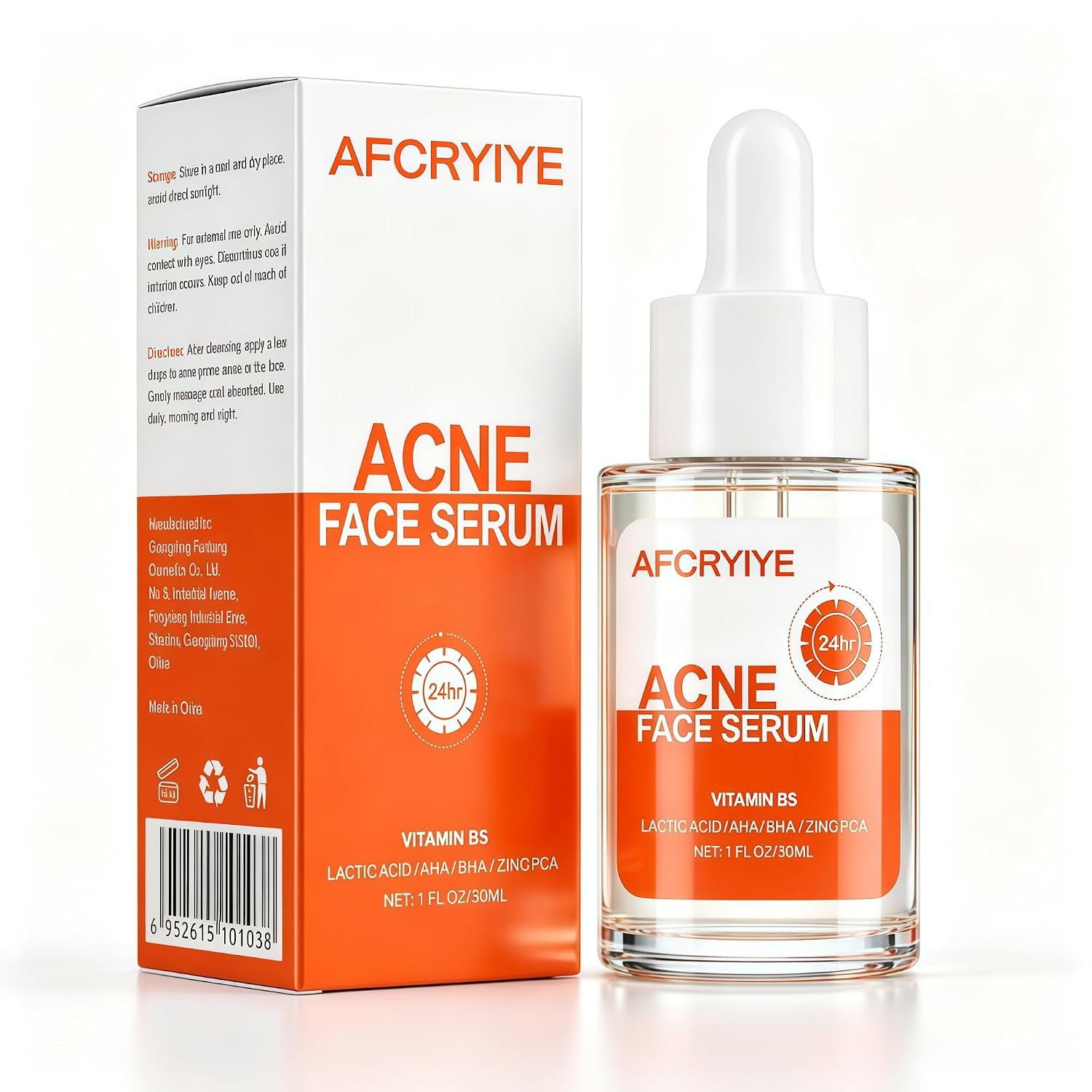 Salicylic Acid Face Serum with BHA & AHA – Blackhead Remover, Pore Refiner – For Acne Prone, Oily & Combination Skin – Gently Helps Clear Clogged Pores – Skin Care for Men & Women 30 ML