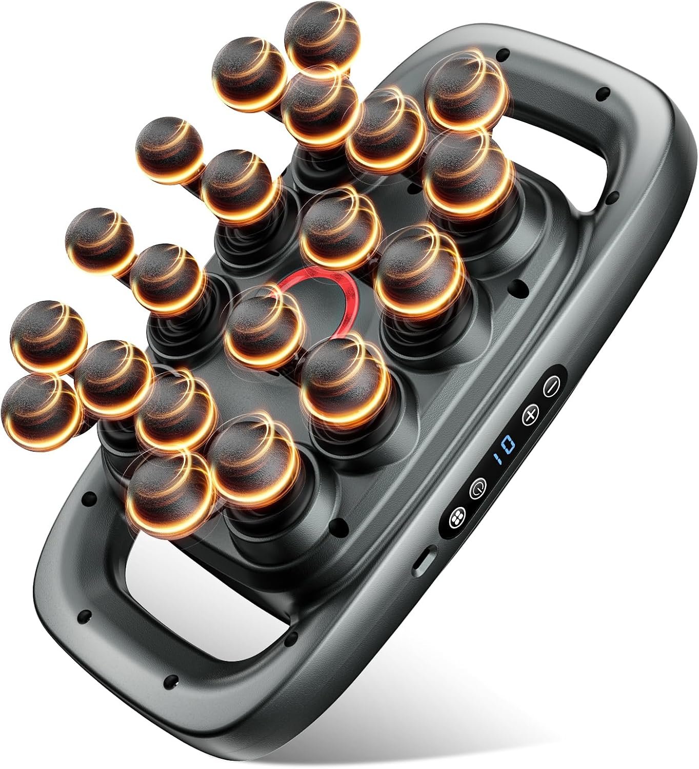 Envyvip 20-Heads Back Massager for Deep Tissue, Fathers Day Birthday Gifts for Men, Dad, Husband, Grandpa – 3 Modes 30 Speeds, Large Massage Area