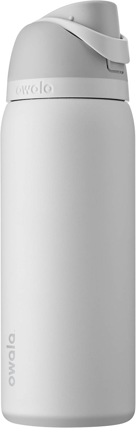 Owala FreeSip Stainless Steel Water Bottle 32 oz Shy Marshmallow