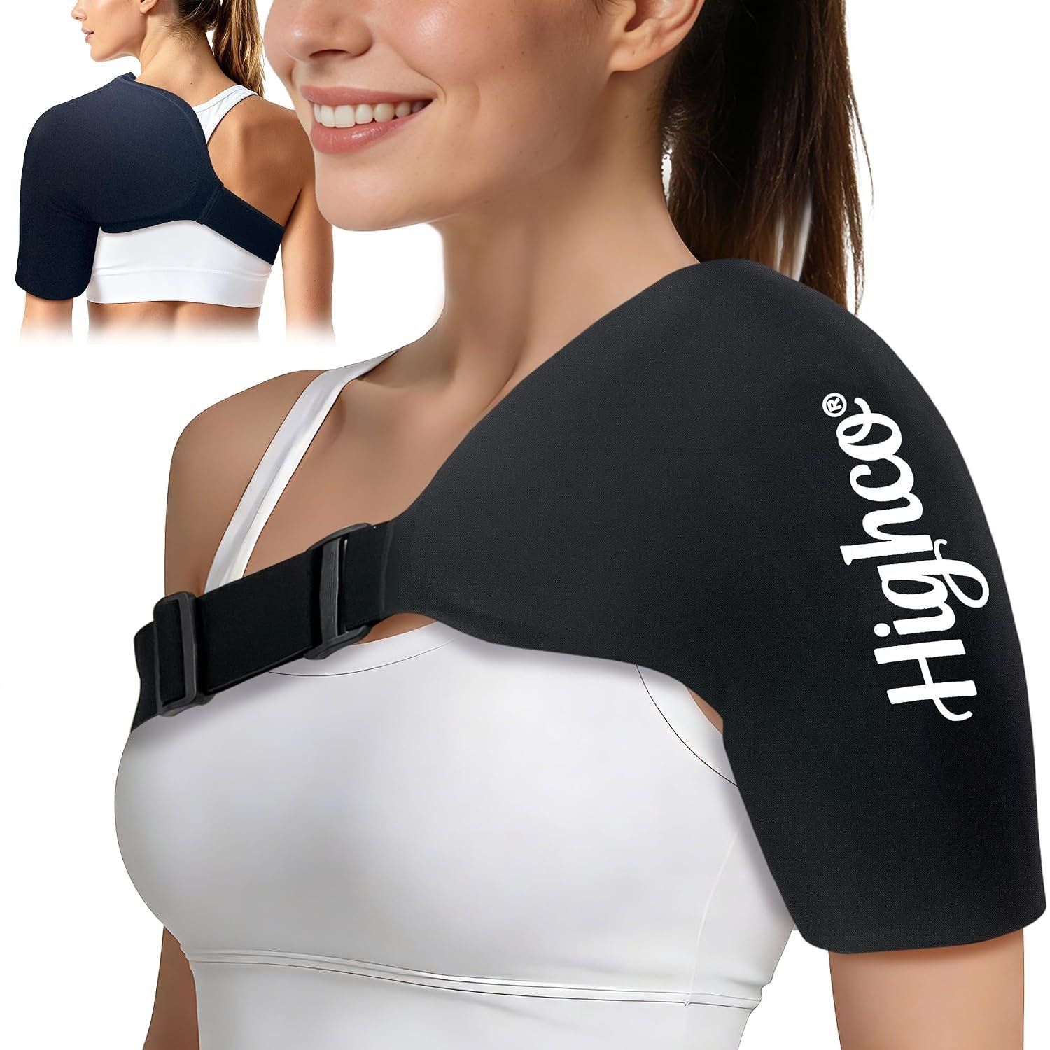 Shoulder Ice Pack Wrap for Rotator Cuff and Arm,Cold Compression for Relief | Muscle Relaxation,Discomfort After Surgery,Hot & Cold Therapy ,Shoulder Support Brace, Post-Surgery Recovery, Men & Women