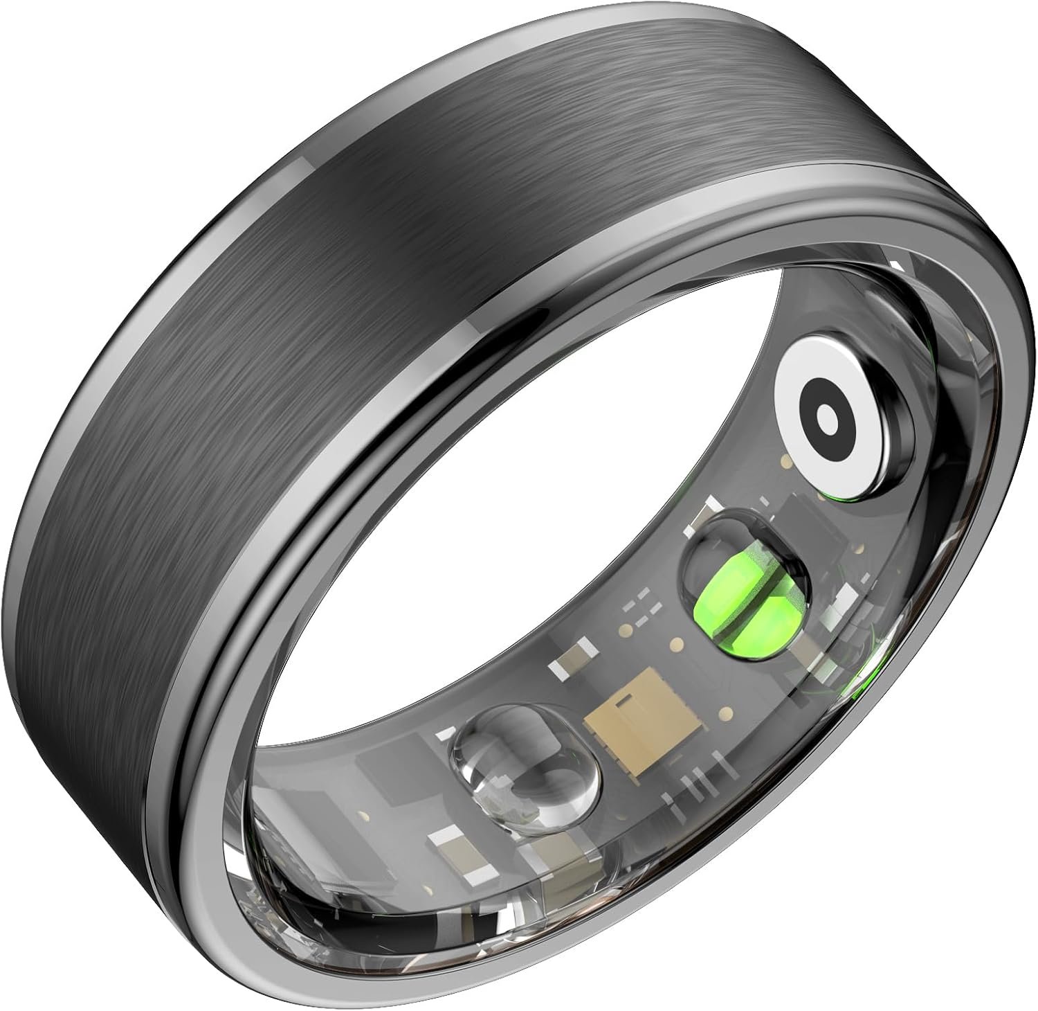 Smart Ring for Women Men,Fitness Tracker Ring with 24/7 Activity Tracking, Health Tracker Ring for Stress,Sleep Monitoring,No Subscription Fees,iOS & Android Compatible,Waterproof, Black 10