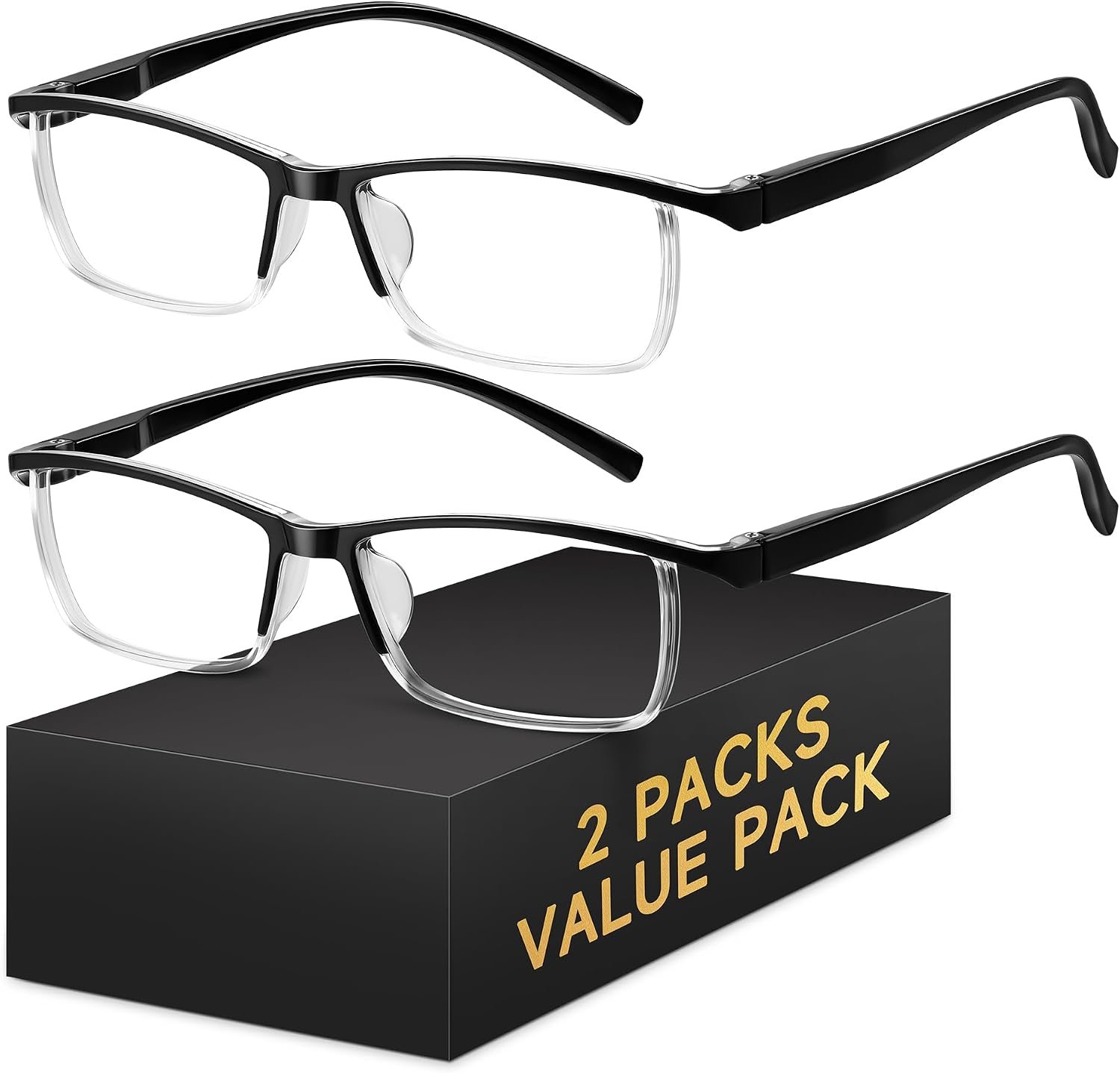Reading Glasses Men Blue Light Blocking Readers Spring Hinge Computer Anti Eyestrain Eyeglasses